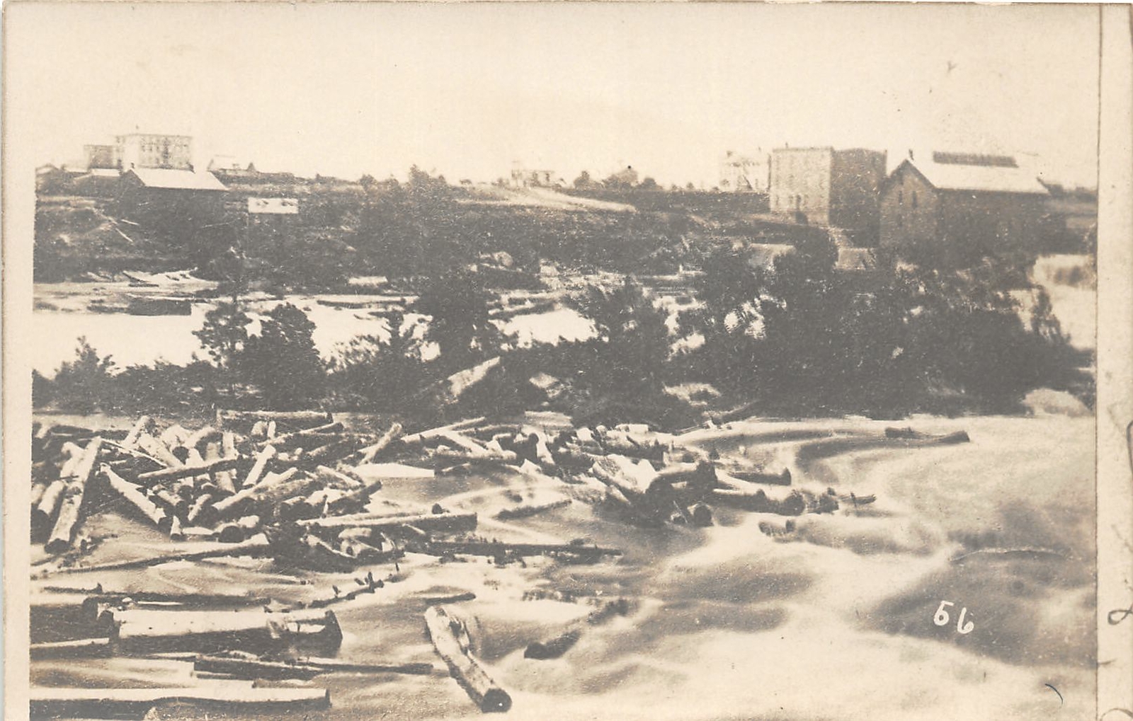 G9/ Minneapolis Minnesota RPPC Postcard c1910 Mill District Lumber 6