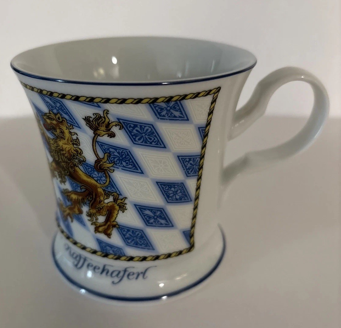 Bavaria Germany Tea Cup Coffee Mug Heraldry Koniglich Bayerisches Kaffeehaferl
