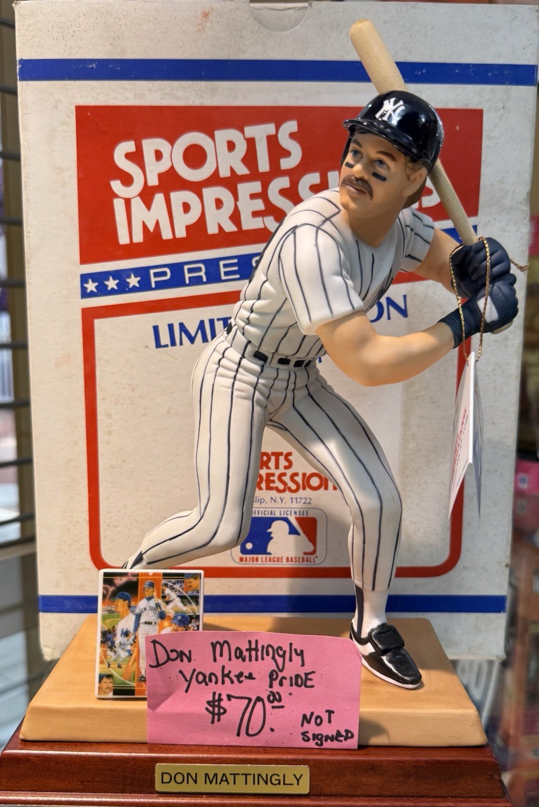 1990 Sports Impressions Super Size Series Don Mattingly /1990