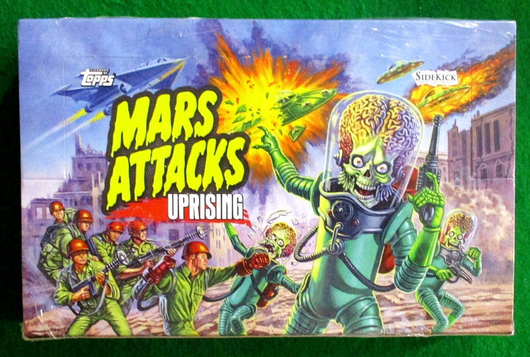 2021 Topps Mars Attacks Uprising BLUE Foil Factory Sealed Box SP NO.636 2021 Topps Mars Attacks Uprising BLUE Foil Factory Sealed Box SP NO.636