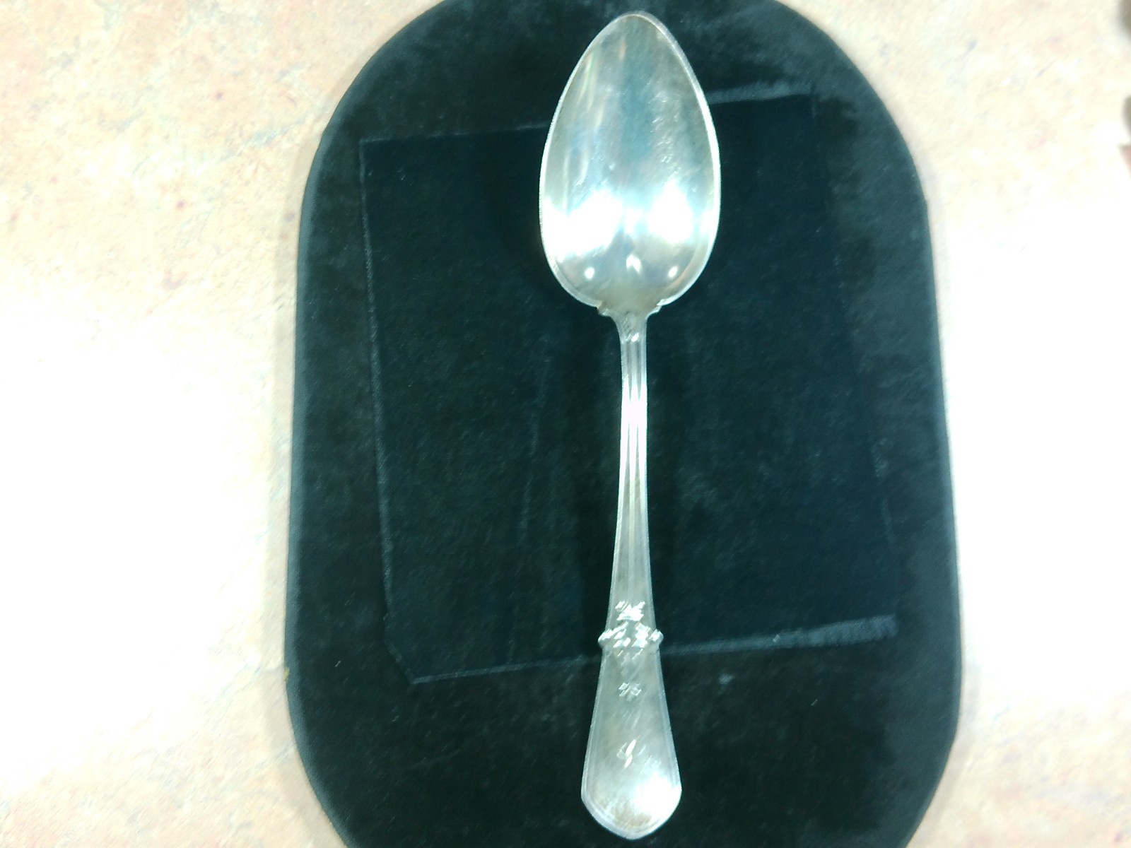 1871 Gorham Sterling Silver Serving Spoon Dexter & Haskins - Monogramed 1871 Gorham Sterling Silver Serving Spoon Dexter & Haskins - Monogramed