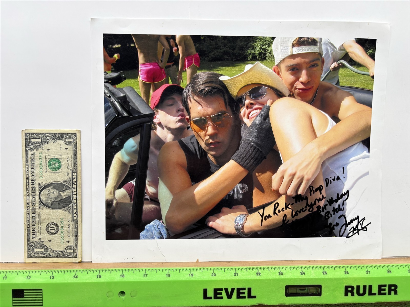 2000s Unknown Signed Autographed Jonny Jimmy MC ? Pimp Music ? Picture Vintage