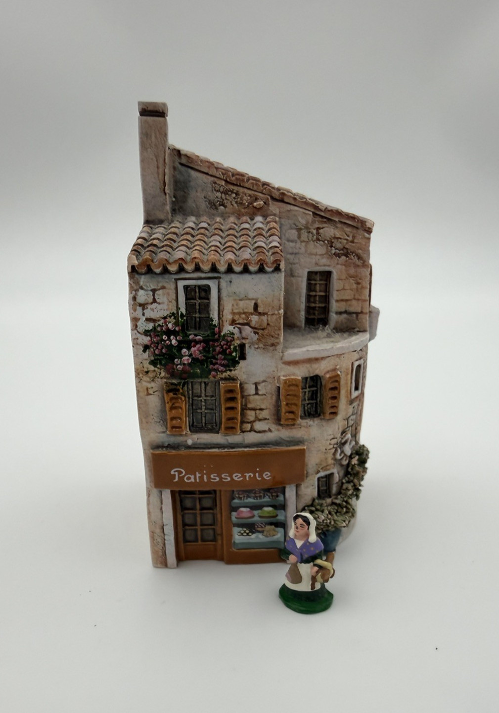 Gault Original France Patisserie Limoges Clay Ceramic 2000 w Metal Figurine