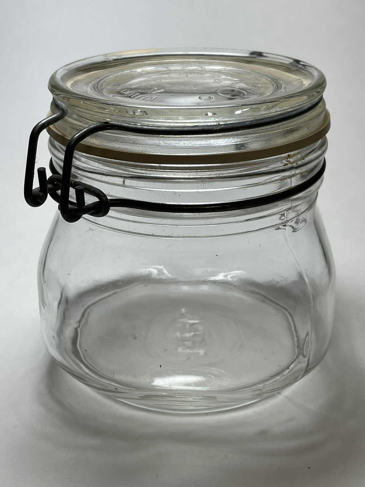 Vintage Ermetico Canning Jar Made in Italy 1/2 Liter