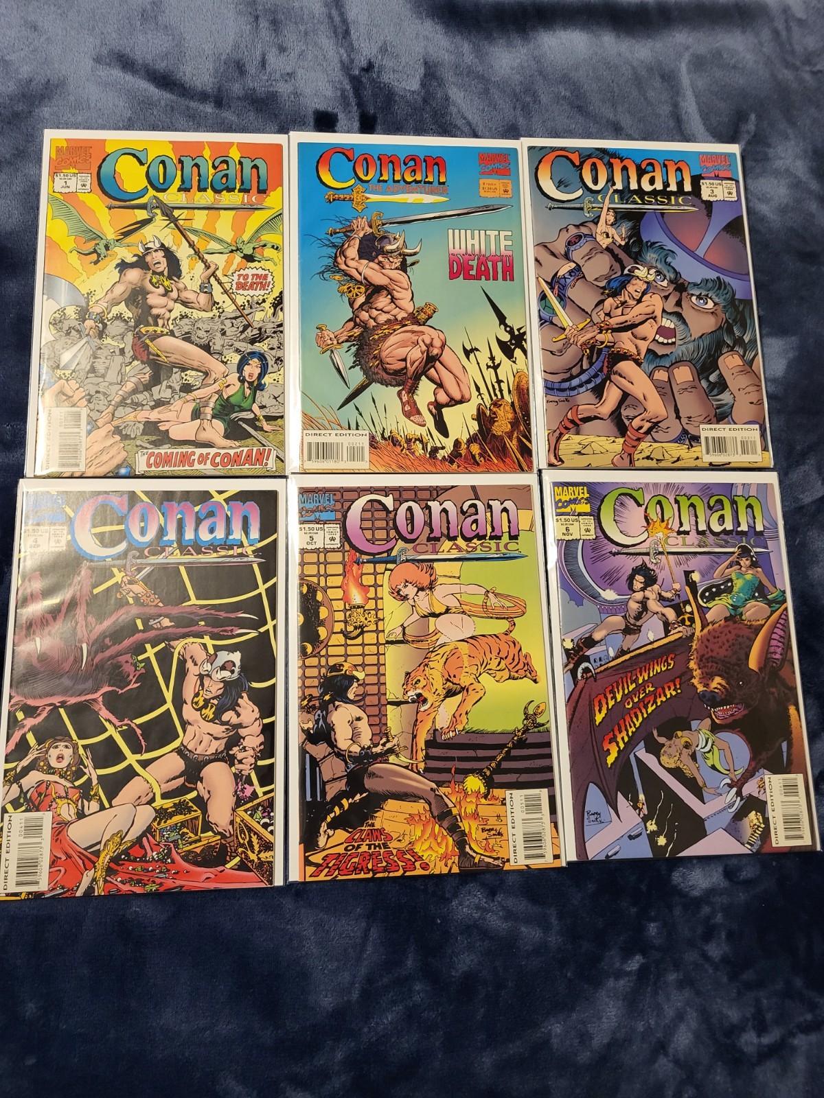 CONAN CLASSIC 1-11 COMPLETE RUN MARVEL