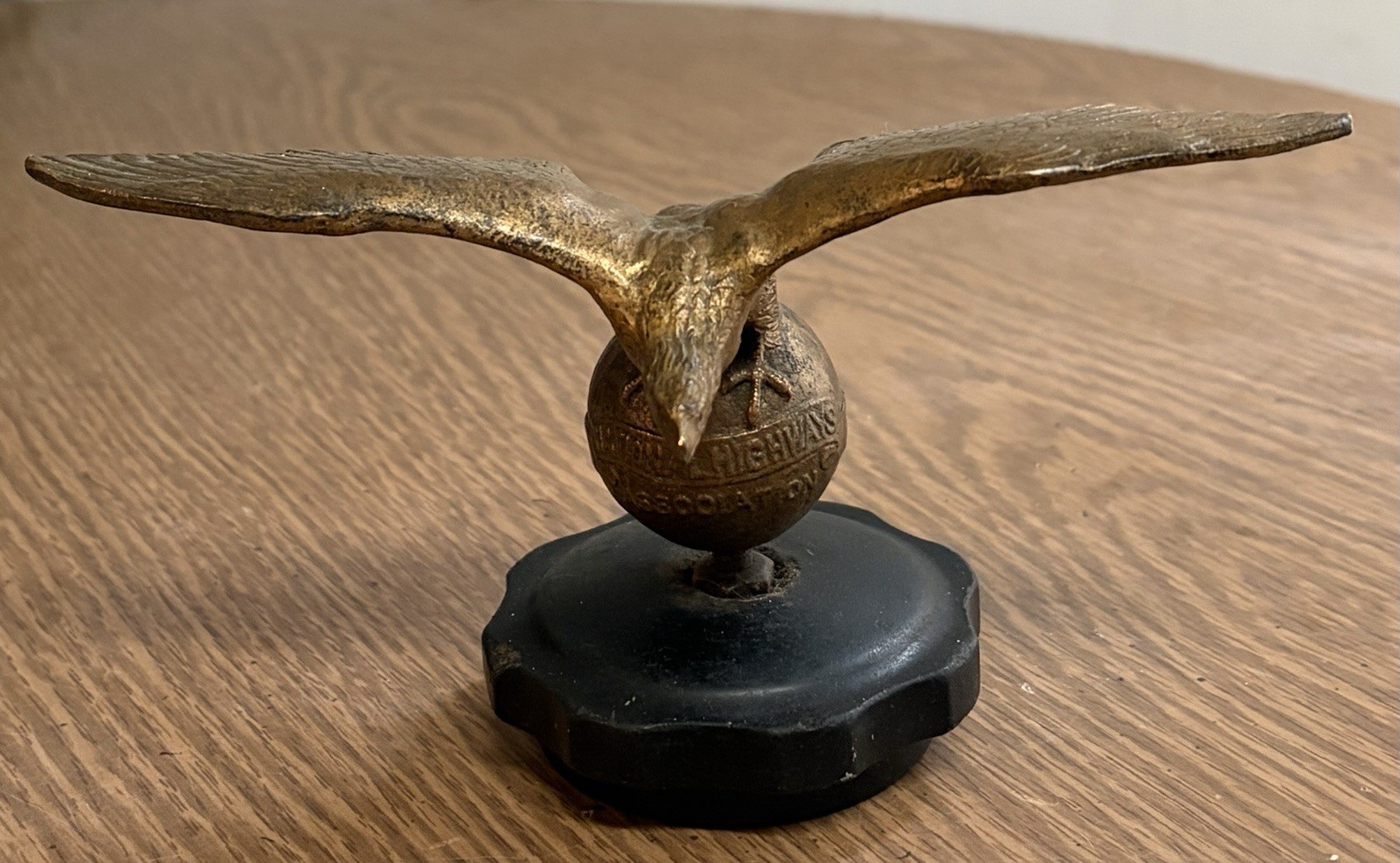 vintage National Highways Association eagle car mascot or hood ornament 1920s vintage National Highways Association eagle car mascot or hood ornament 1920s