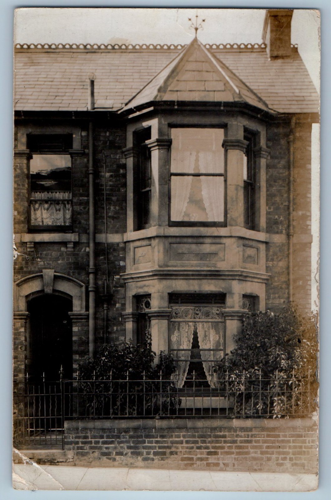 Swindon Wiltshire England Postcard Row House 1907 Posted Antique RPPC Photo