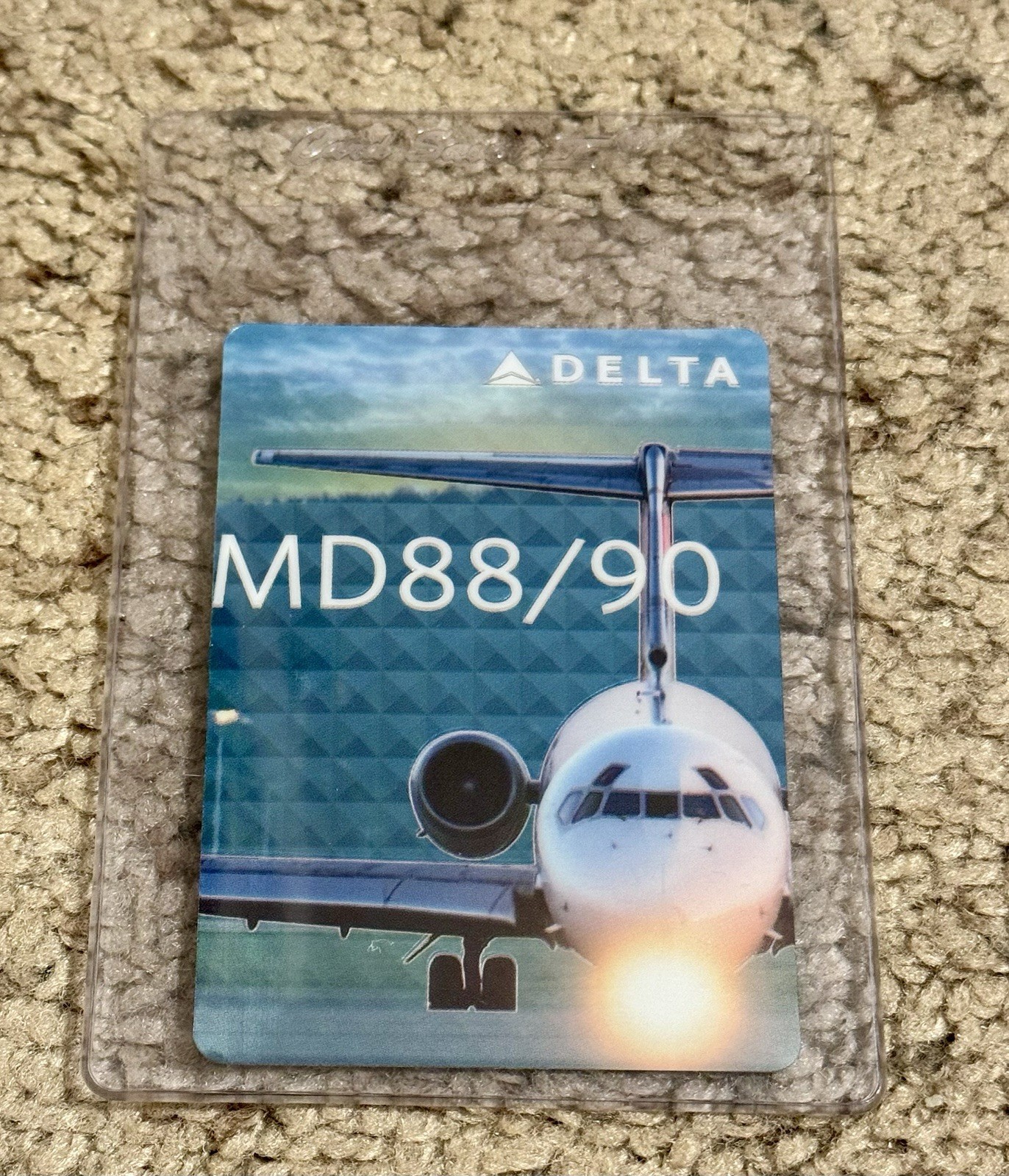 Delta Airlines Aircraft Trading Card #48 McDonnell Douglas MD 88/90 2016 RARE