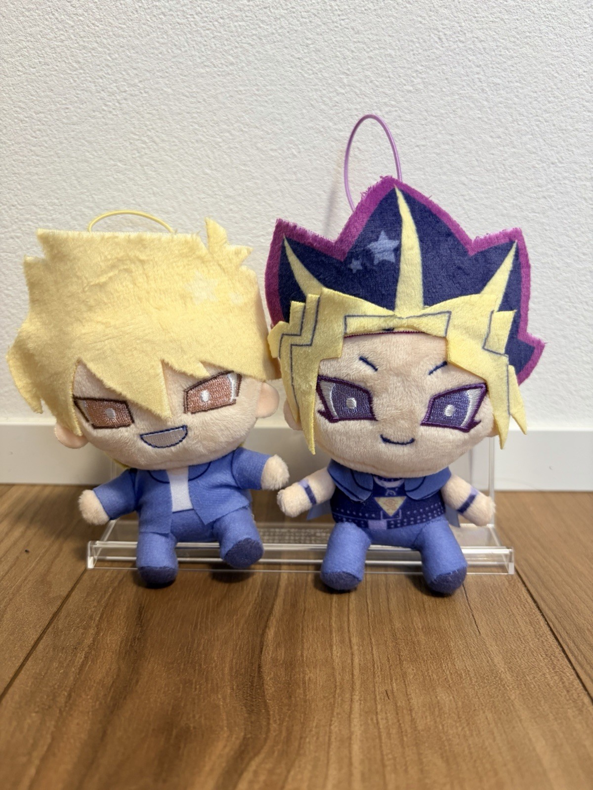 Yu-Gi-Oh x Sanrio Yami Yugi & Joey Wheeler Plush Doll Set Japan NEW