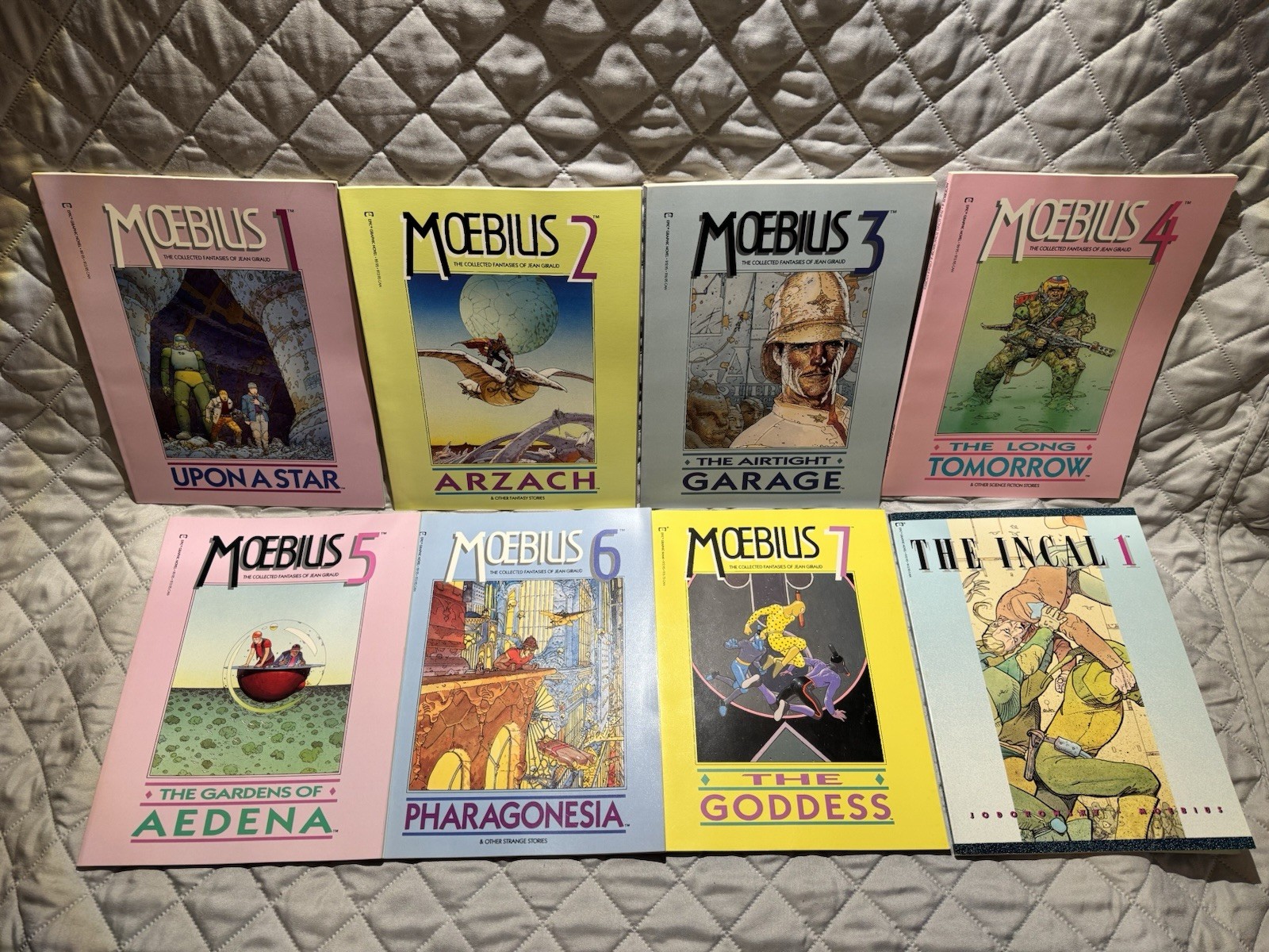 Moebius Collected Fantasies of Jean Giraud 1-2-3-4-5-6-7 and The Incal 1 NM Moebius Collected Fantasies of Jean Giraud 1-2-3-4-5-6-7 and The Incal 1 NM