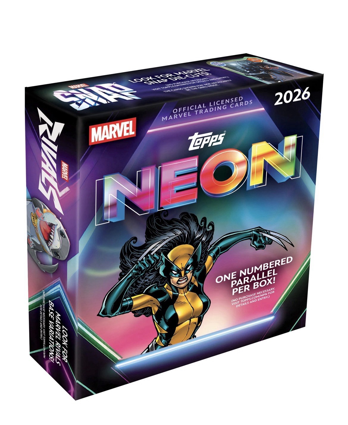 2026 Topps Neon Marvel Mega Box Presale Ships 10/26/2026
