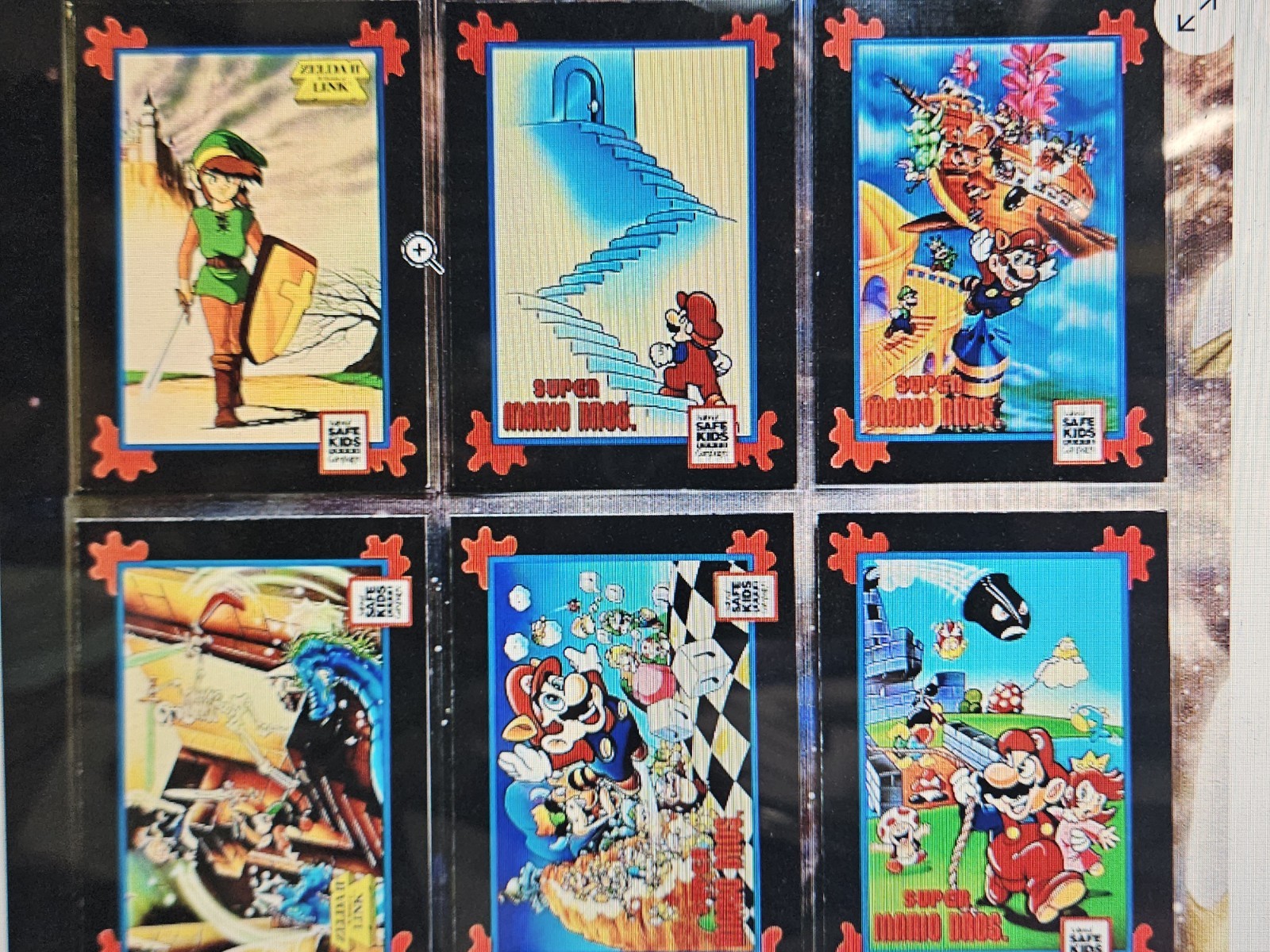 Nintendo 1991 Impel Halloween Treat Set of 6 Lot of 4 Sets Sealed Mario Zelda