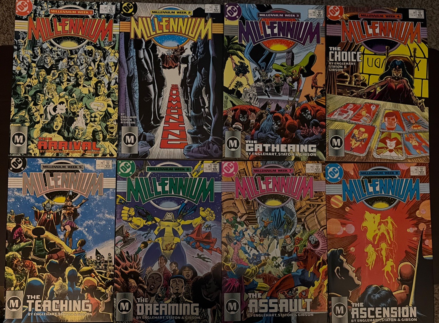 Millennium #1-8 (Joe Staton/Ian Gibson) Mini Series-DC Comics Full Series Millennium #1-8 (Joe Staton/Ian Gibson) Mini Series-DC Comics Full Series