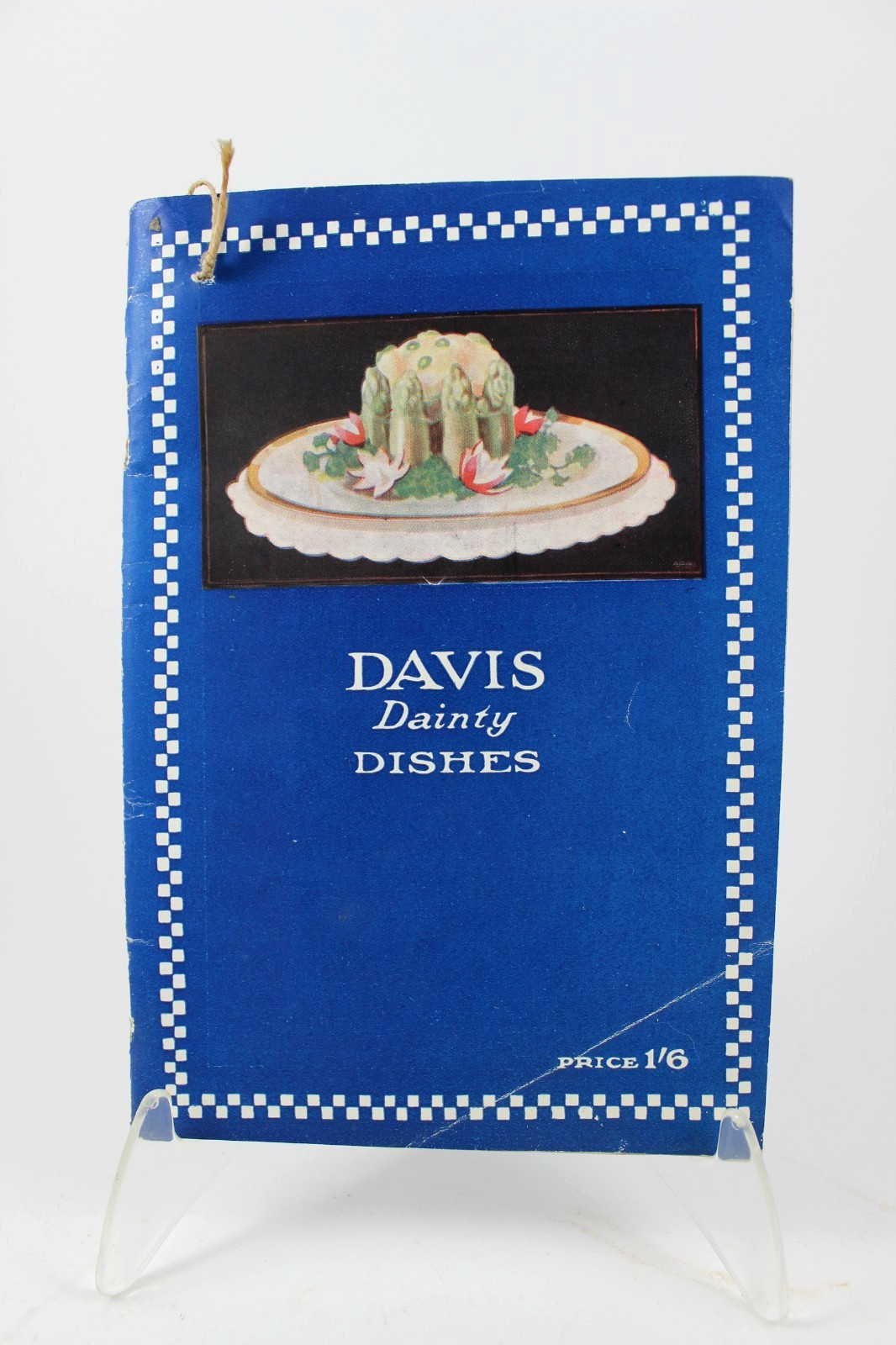 1920\'s Davis Gelatine Dainty Dishes Small Illustrated CookBook,Nice Cond