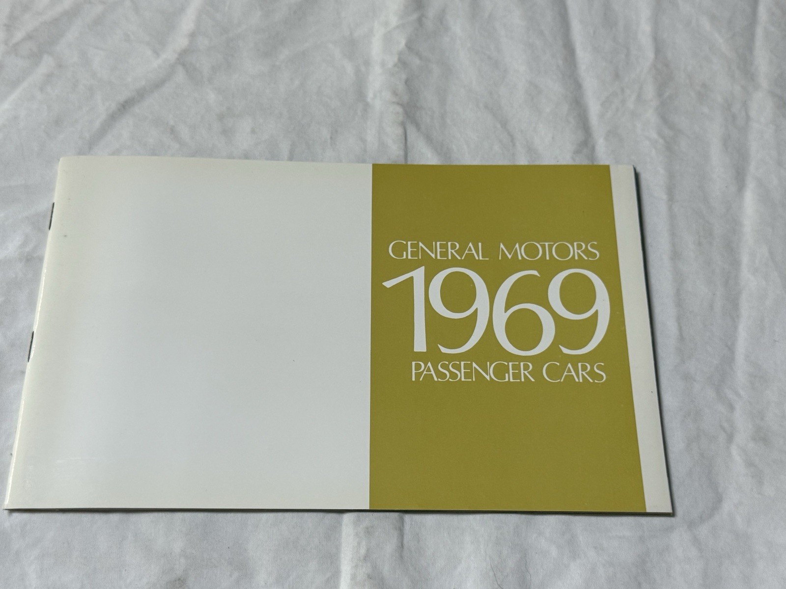 Vintage 1969 General Motors Passenger Cars Sales Brochure Catalog Booklet GM