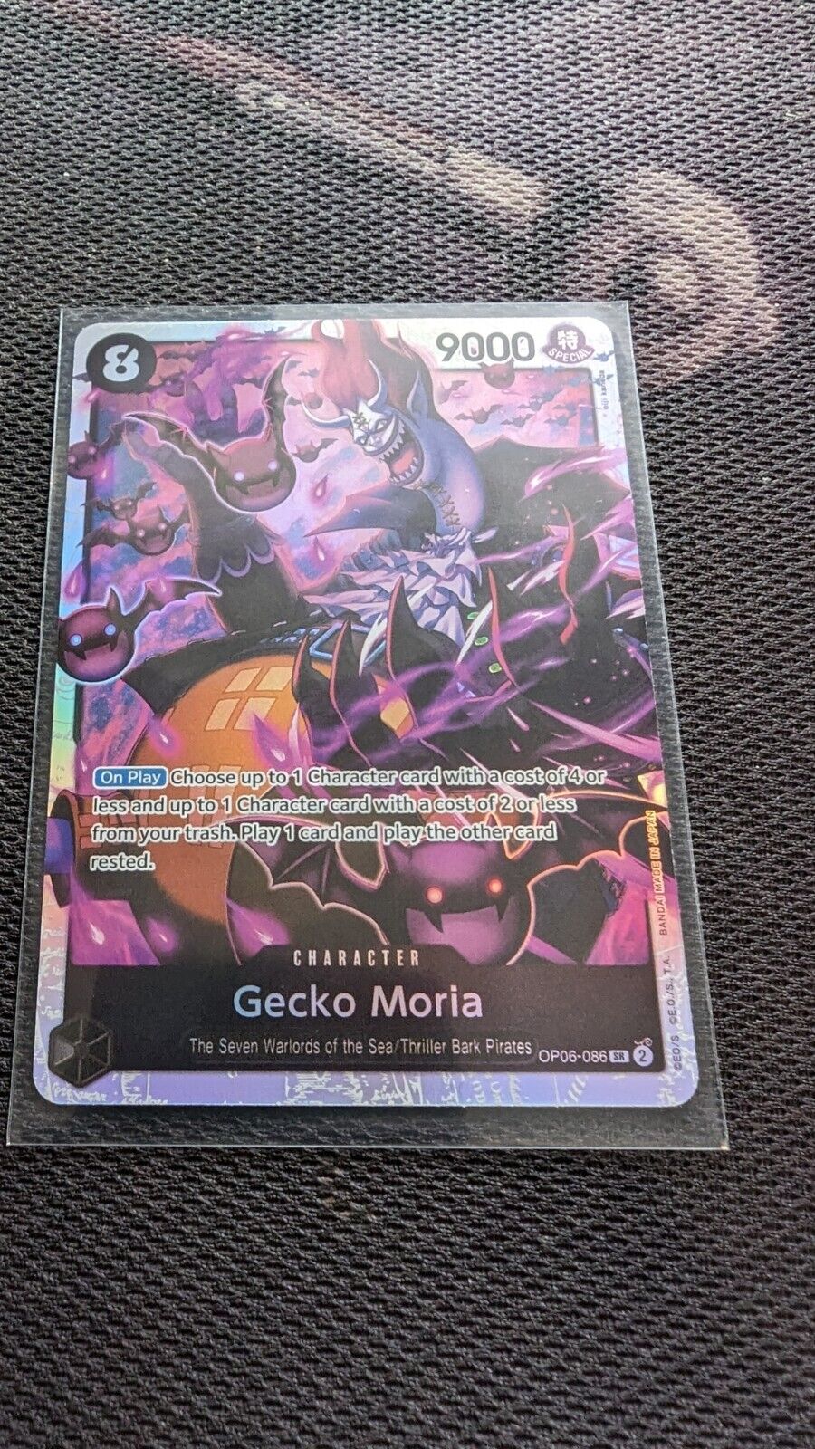OP06-086 Gecko Moria : Super Rare One Piece English TCG Card : OP06: Wings Of Th