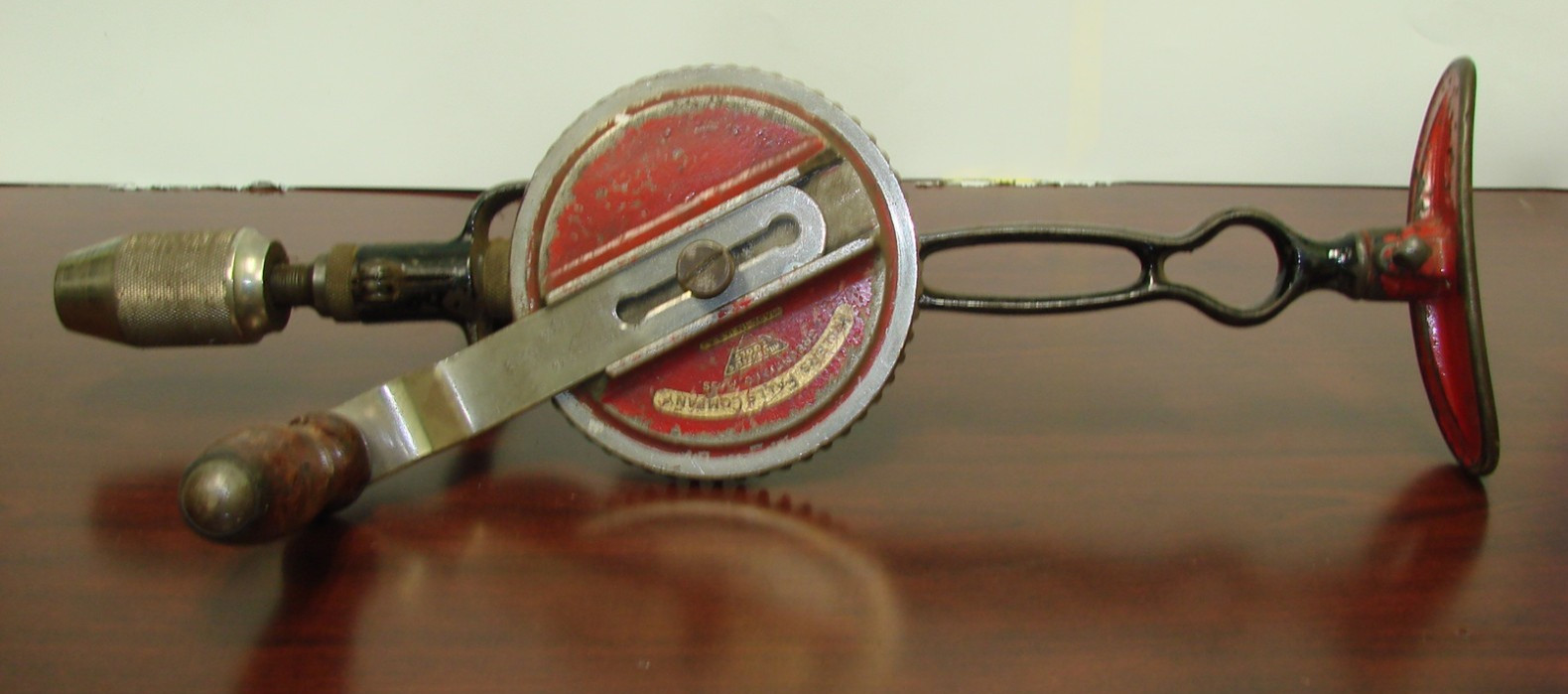 Vintage  Millers Falls No. 118 Speed Breast Drill GreenField Mass