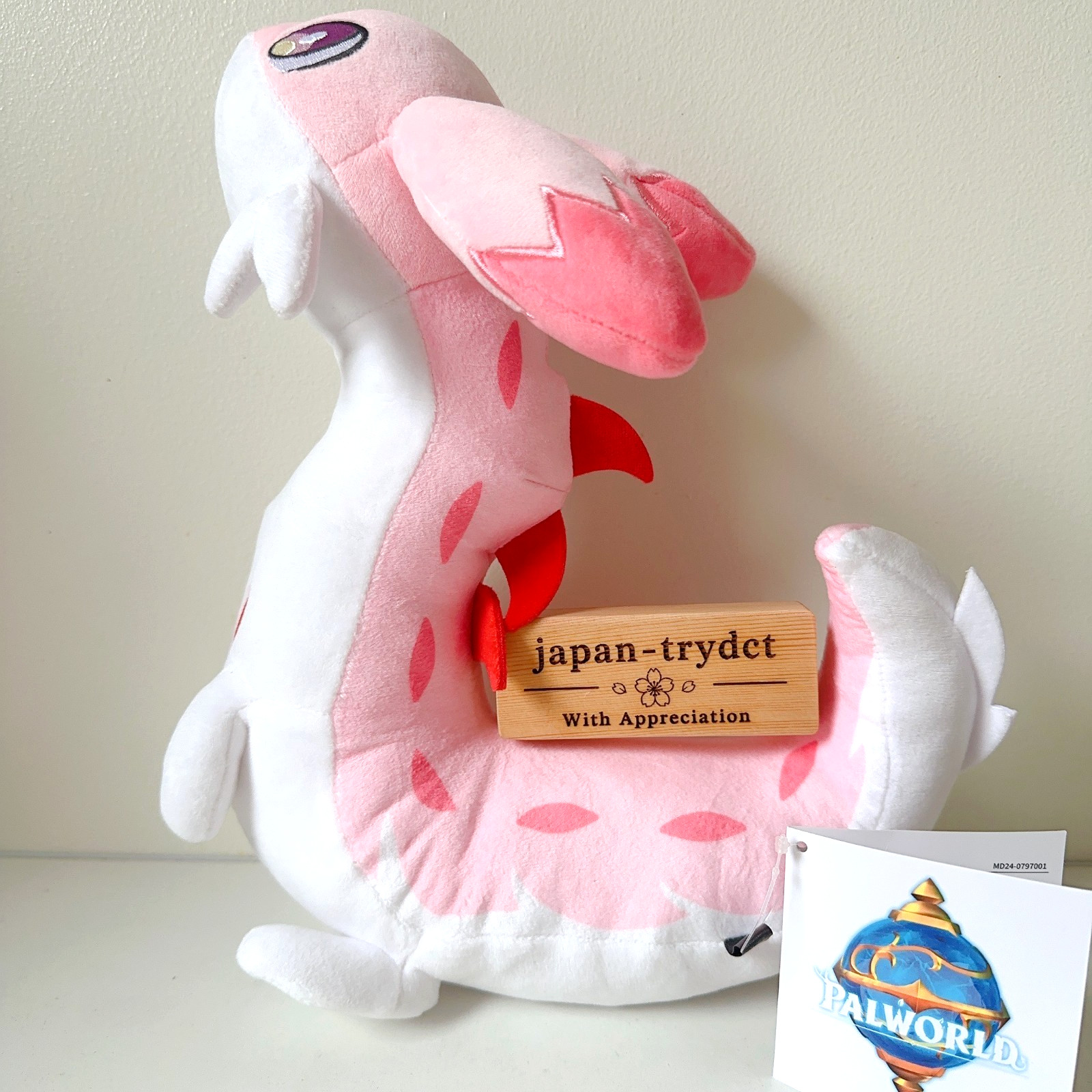 Palworld Official Chillet Ignis Plush Japan Authentic NEW 11.8in