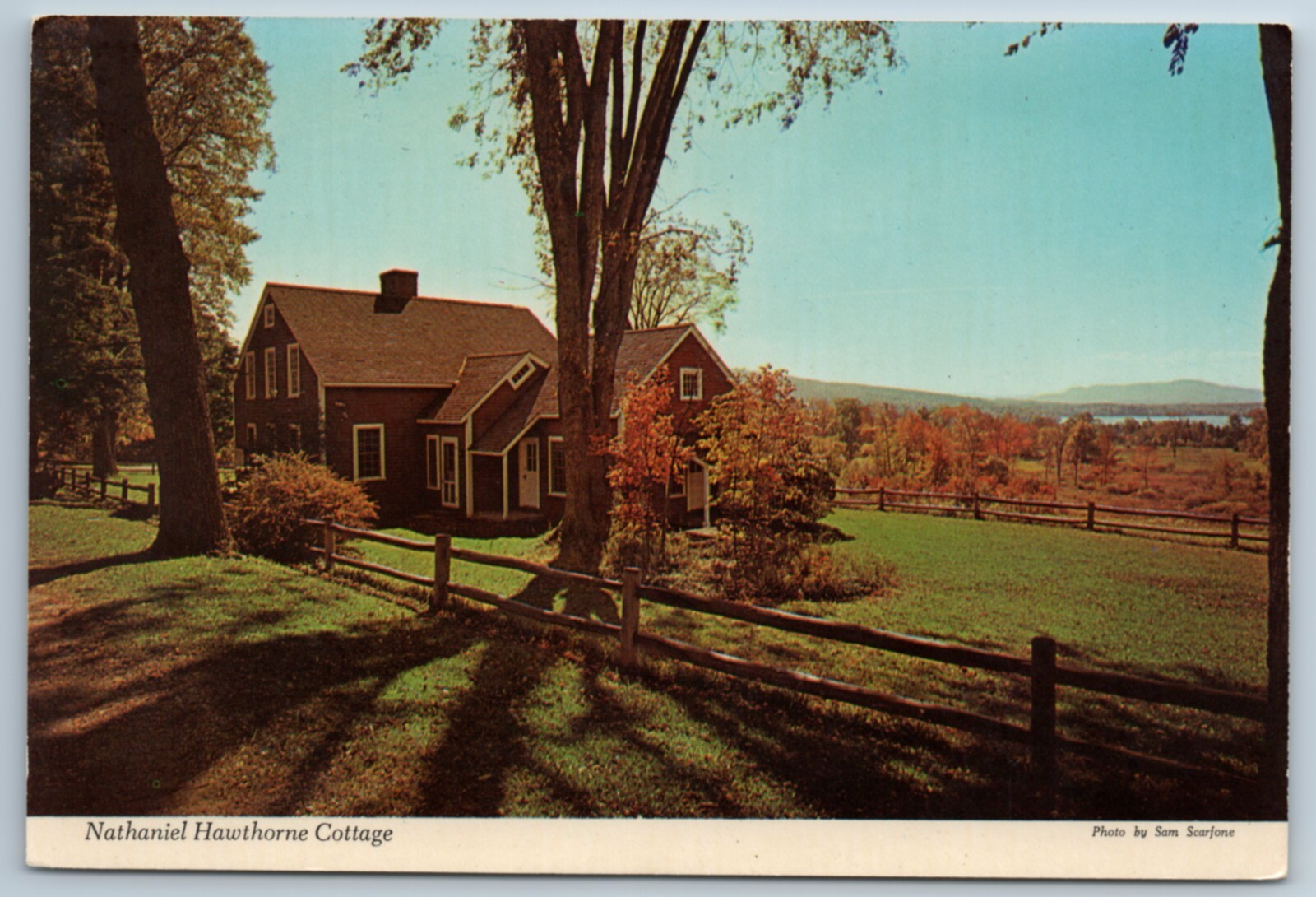 Nathanial Hawthorne Cottage Berkshires Lenox Mass Continental 4X6 Postcard A1I Nathanial Hawthorne Cottage Berkshires Lenox Mass Continental 4X6 Postcard A1I