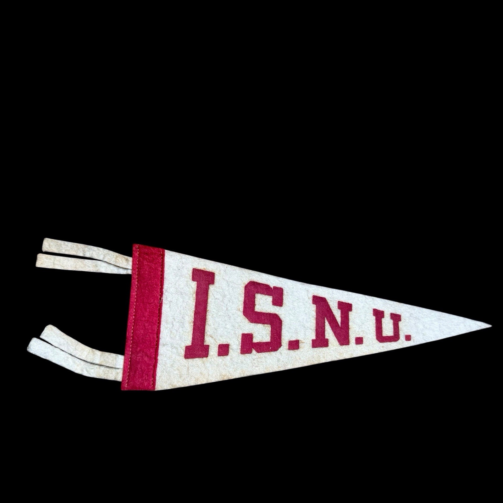 Vtg I. S. N. U. Illinois State Normal University (Pre Illinois State U) Pennant Vtg I. S. N. U. Illinois State Normal University (Pre Illinois State U) Pennant