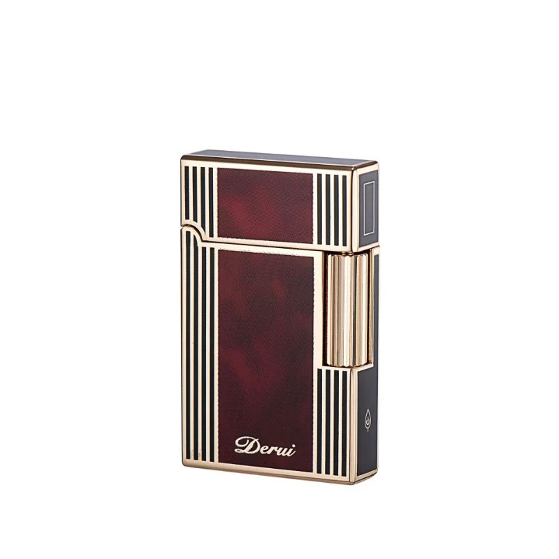 2026 New Derui Side-sliding Silent Inflatable Lighter Metal High-end Quality