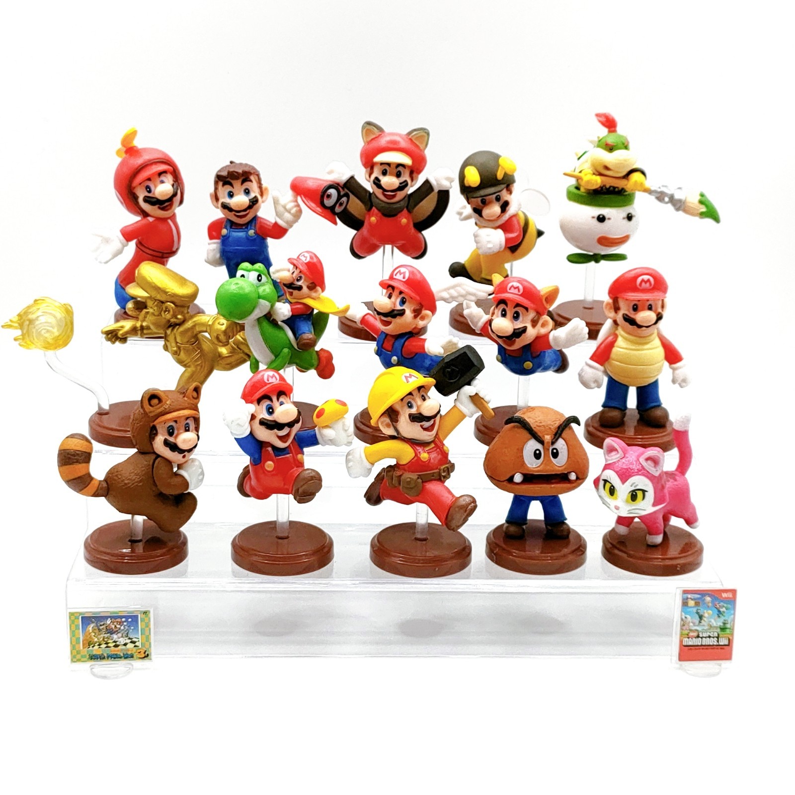 Choco Egg Super Mario Mini Figure Set Of 15 Furuta Japan Vintage Rare