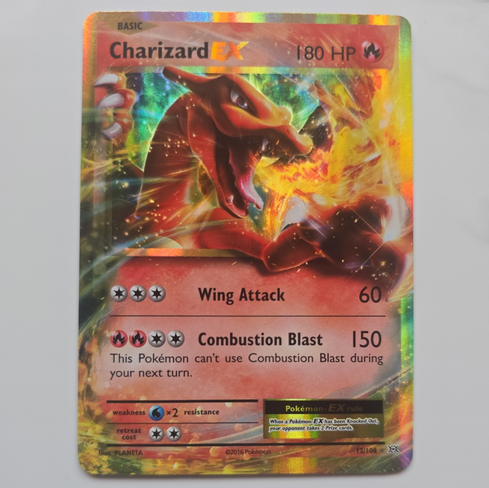 Charizard EX 12/108 Evolutions Holo Charizard EX 12/108 Evolutions Holo