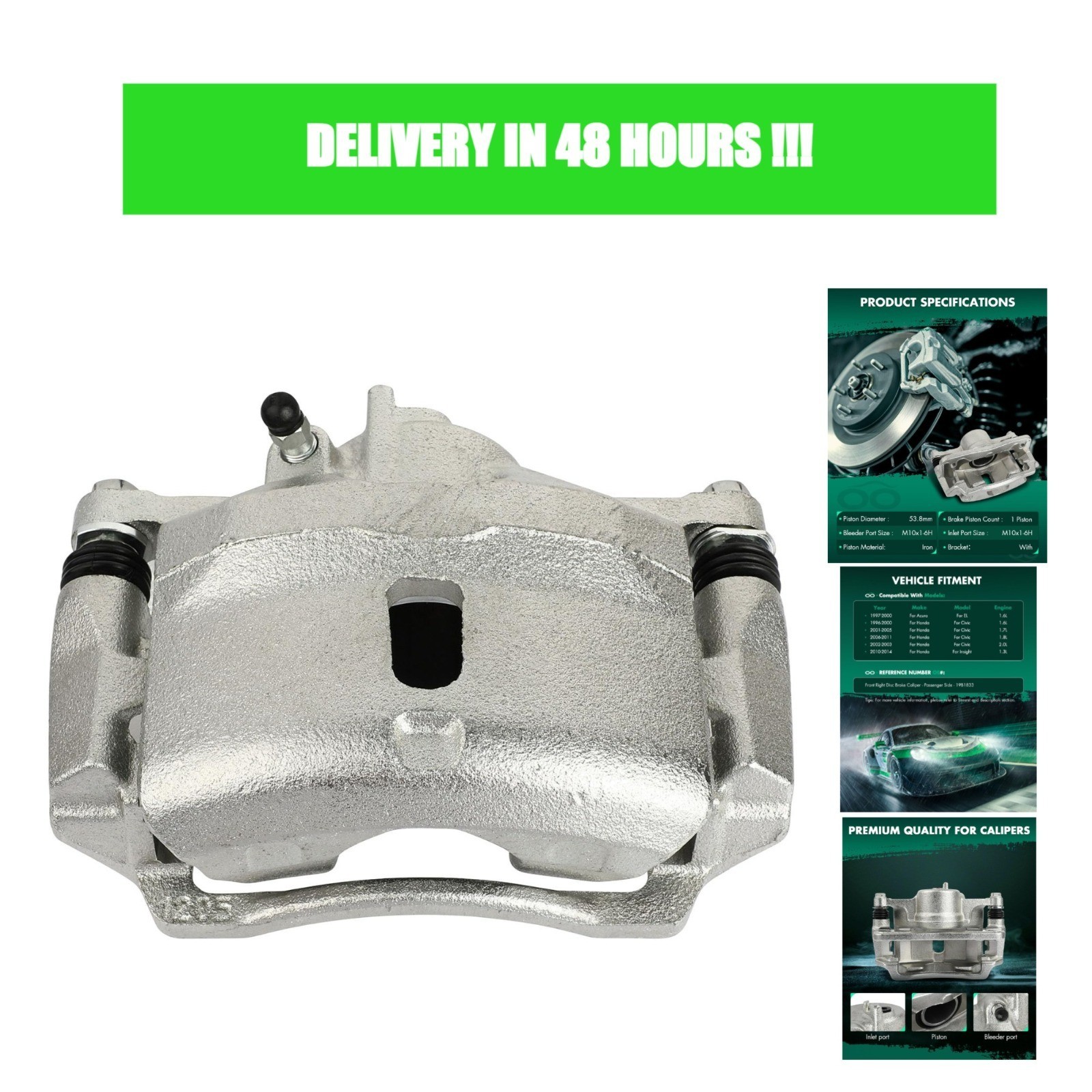 SCITOO Front Right Disc Brake Caliper Assembly Bracket 19B1833