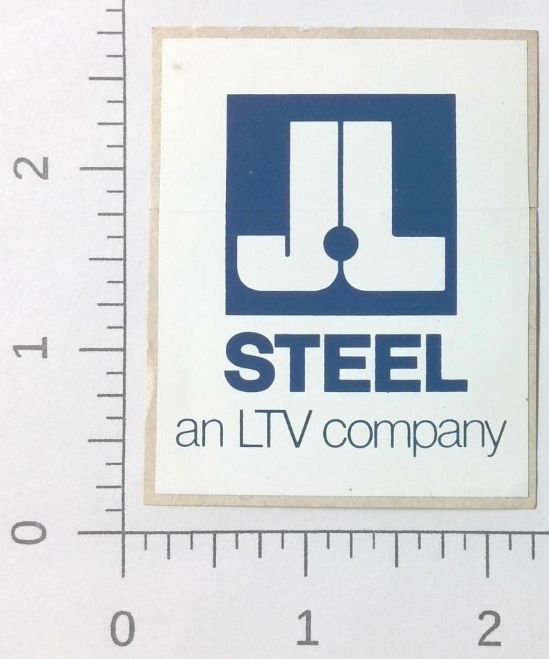 Vintage JL LTV Steel Cleveland Ohio Advertising Sticker Decal