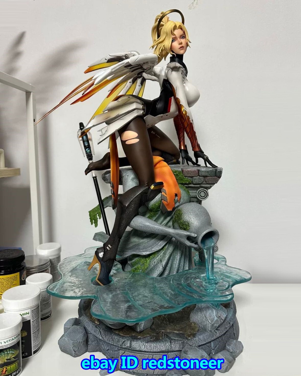 Hummingbird Studio Angela Ziegler Overwatch Statue 1/6 Figure Anima Model H50cm