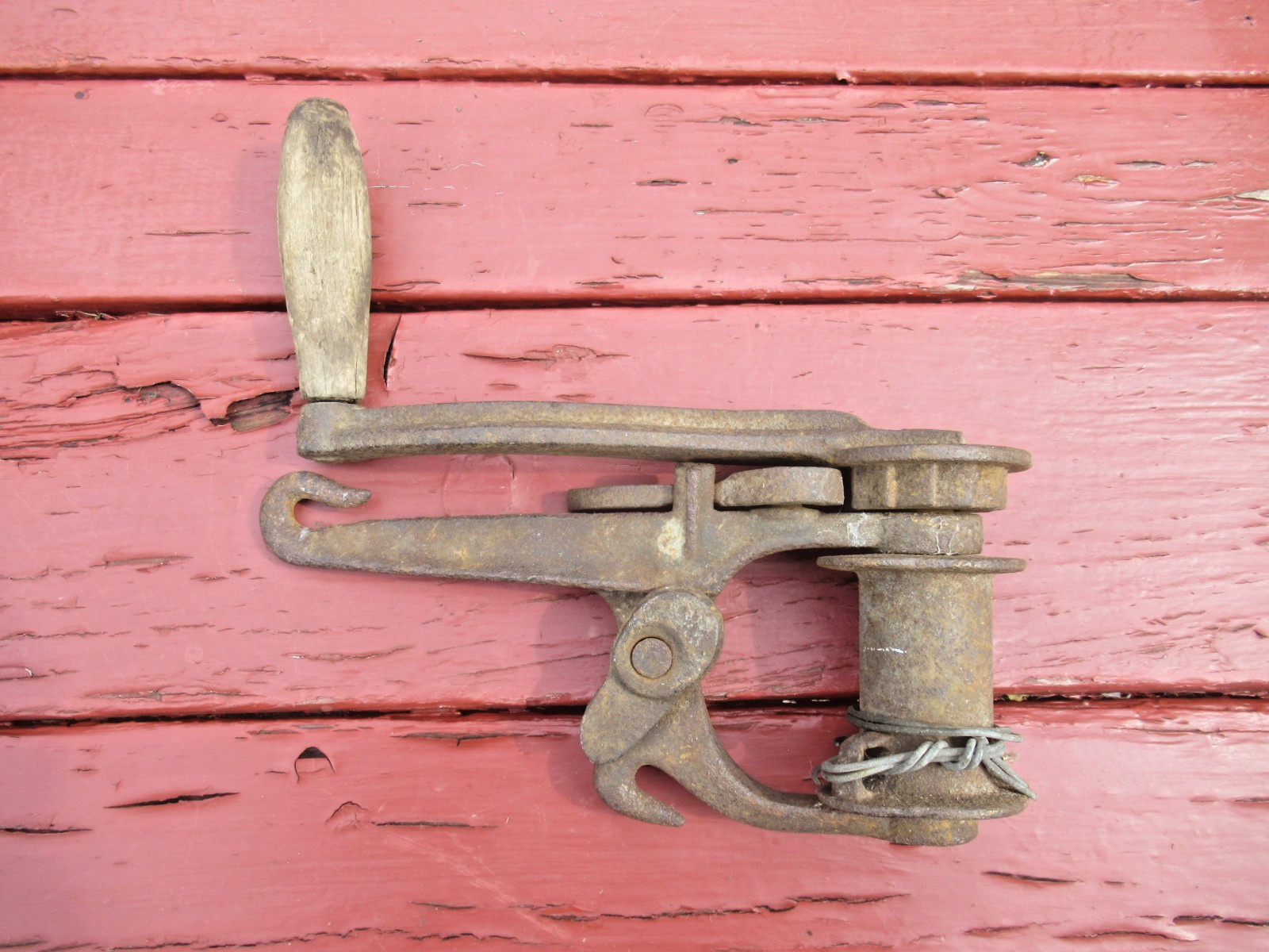 Vintage Fence Wire Stretcher Ratchet marked Patent July 13, 1880 vs actual 1881 Vintage Fence Wire Stretcher Ratchet marked Patent July 13, 1880 vs actual 1881