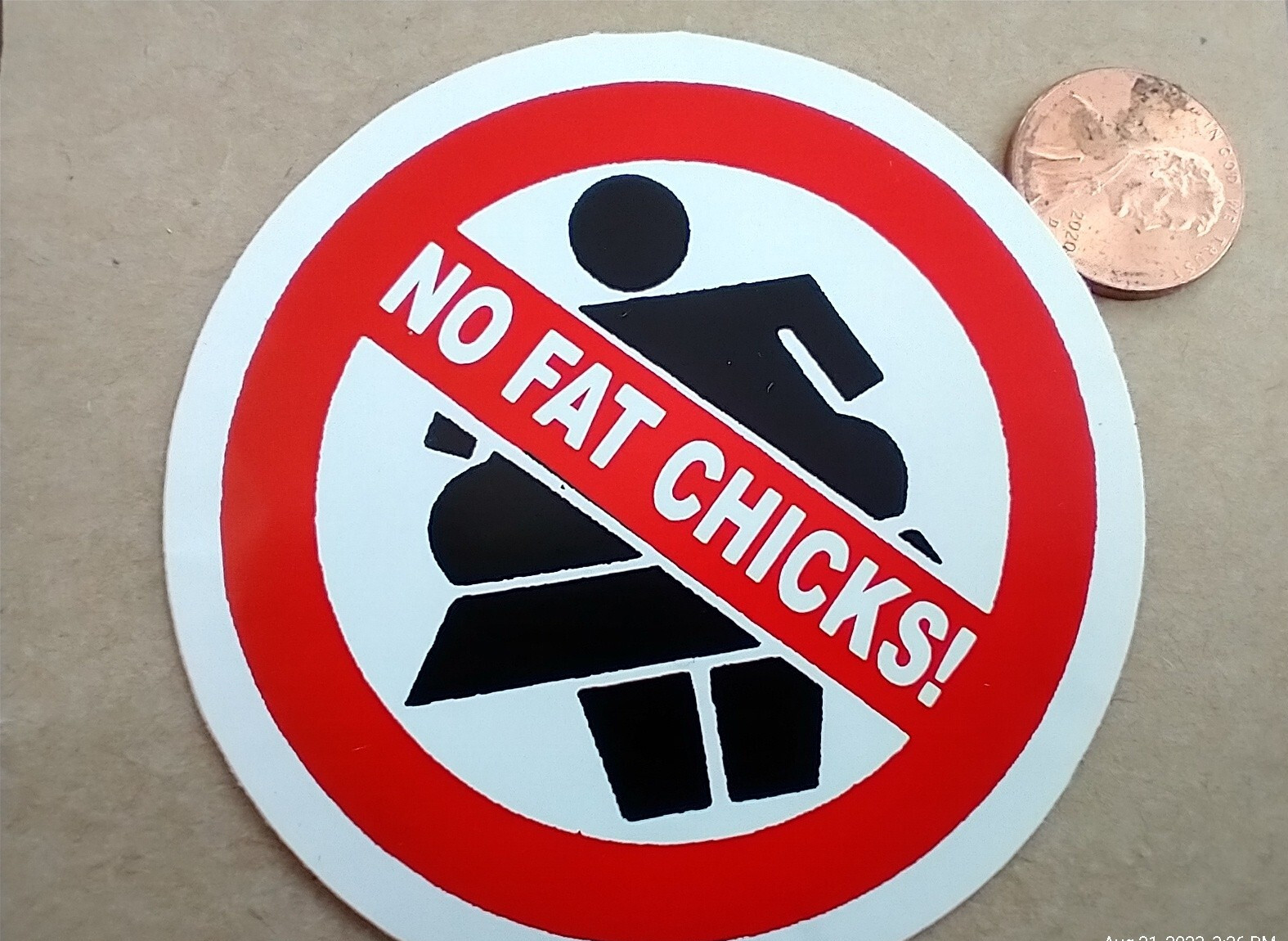 No fat chicks 2.75\