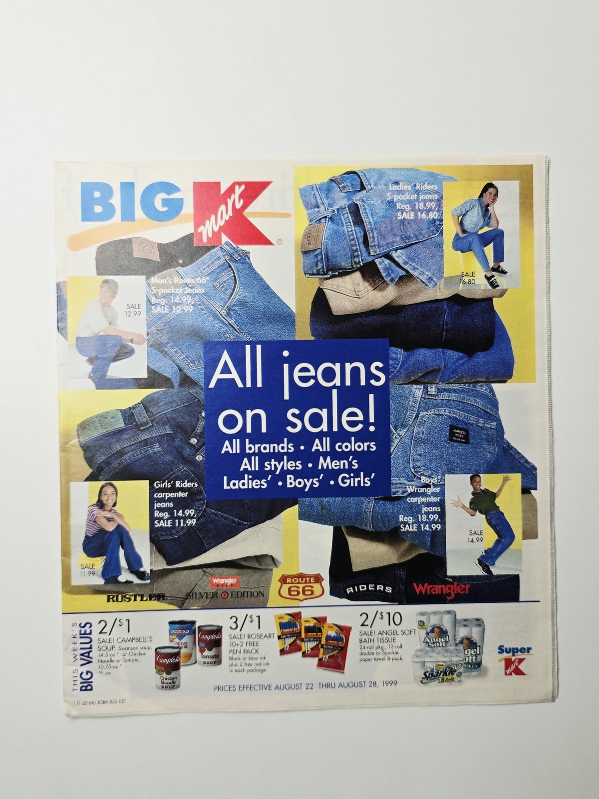 1999 Big Kmart Back To School Circular Jeans NFL Route 66 Timex 36 Pages 1999 Big Kmart Back To School Circular Jeans NFL Route 66 Timex 36 Pages