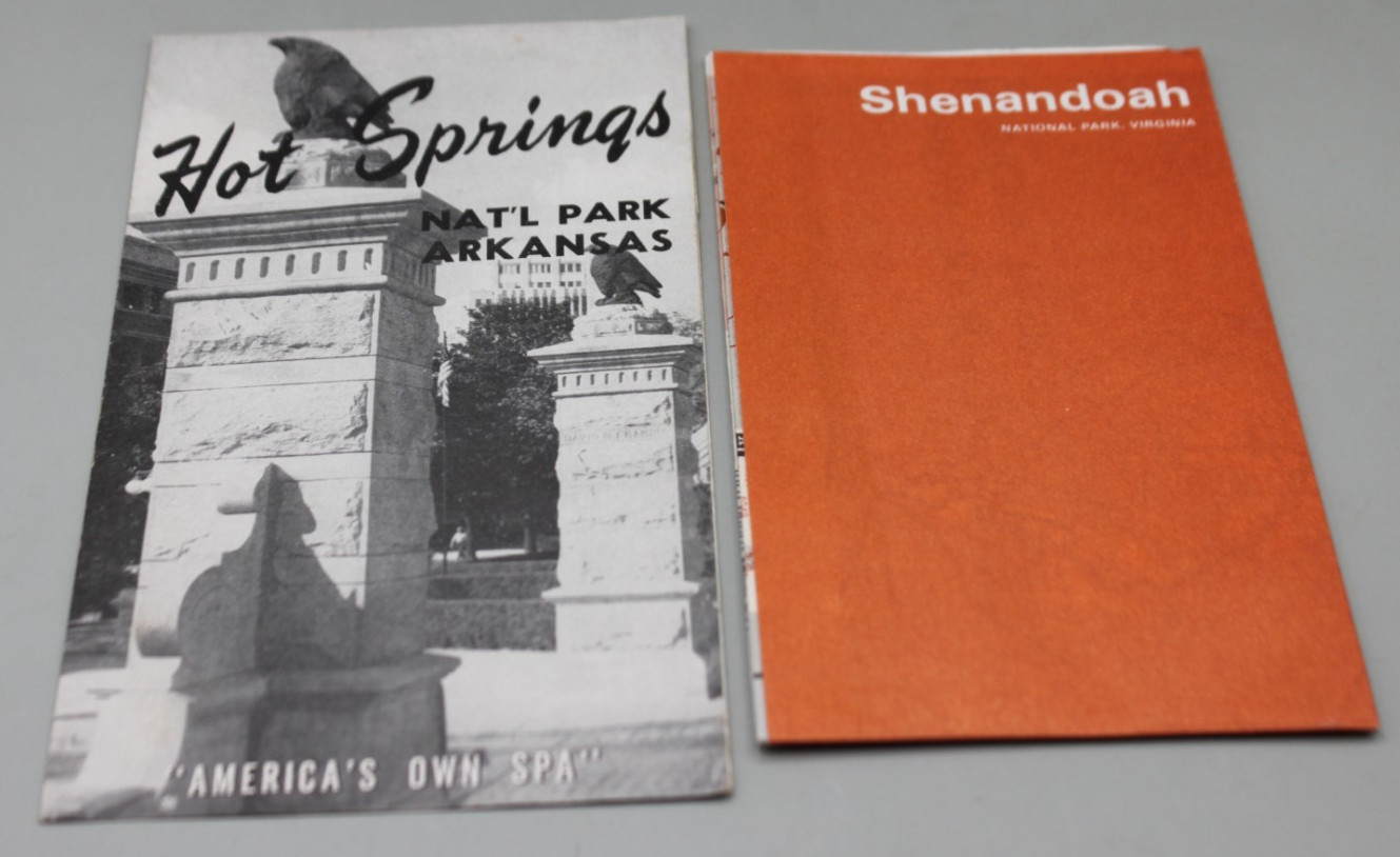 2 Vintage National Park Travel Brochures Hot Springs Arkansas 2 Vintage National Park Travel Brochures Hot Springs Arkansas