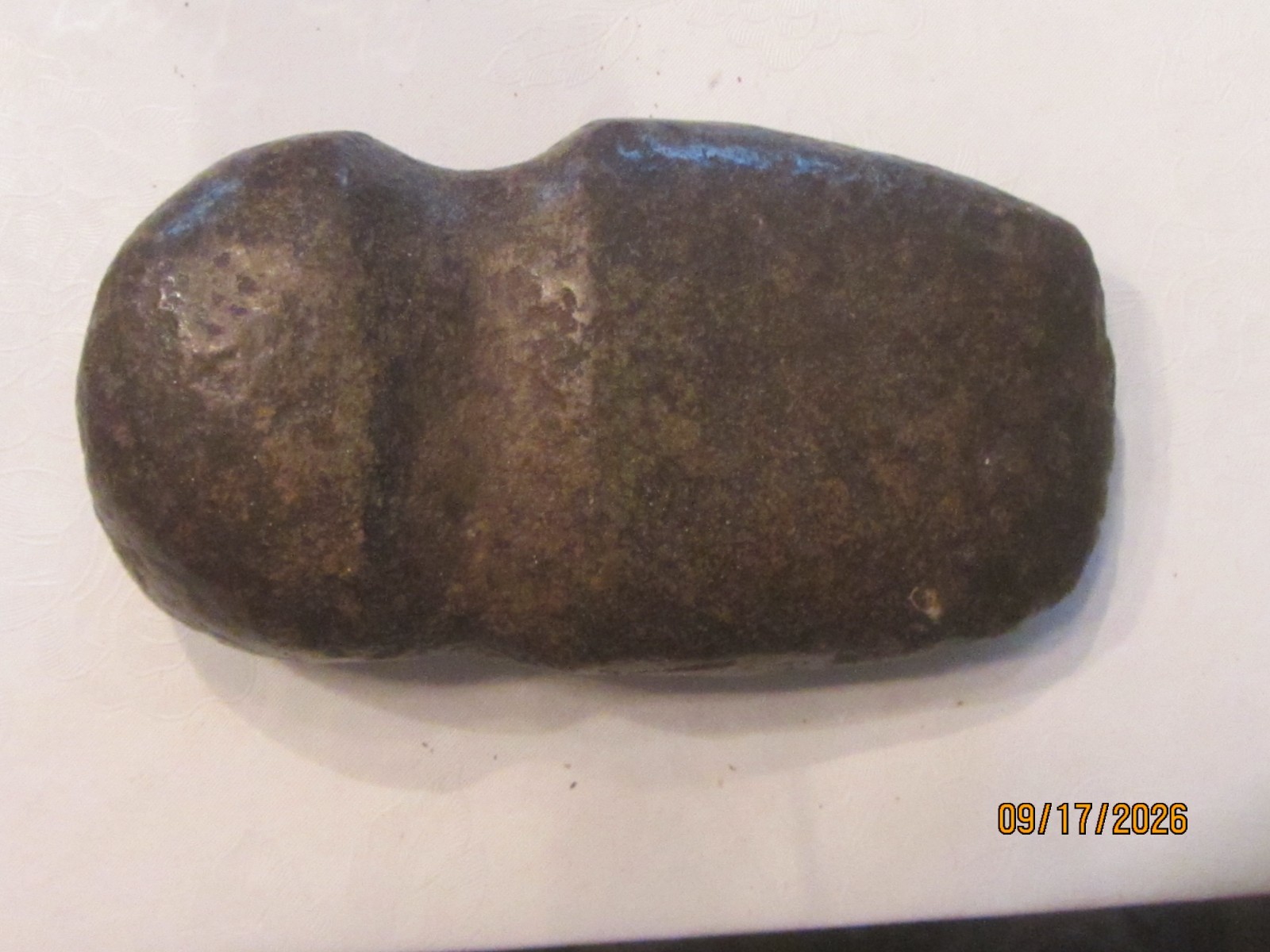 Native American stone tomahawk head. Nice, Very Old. From Madison Co., KY area Native American stone tomahawk head. Nice, Very Old. From Madison Co., KY area