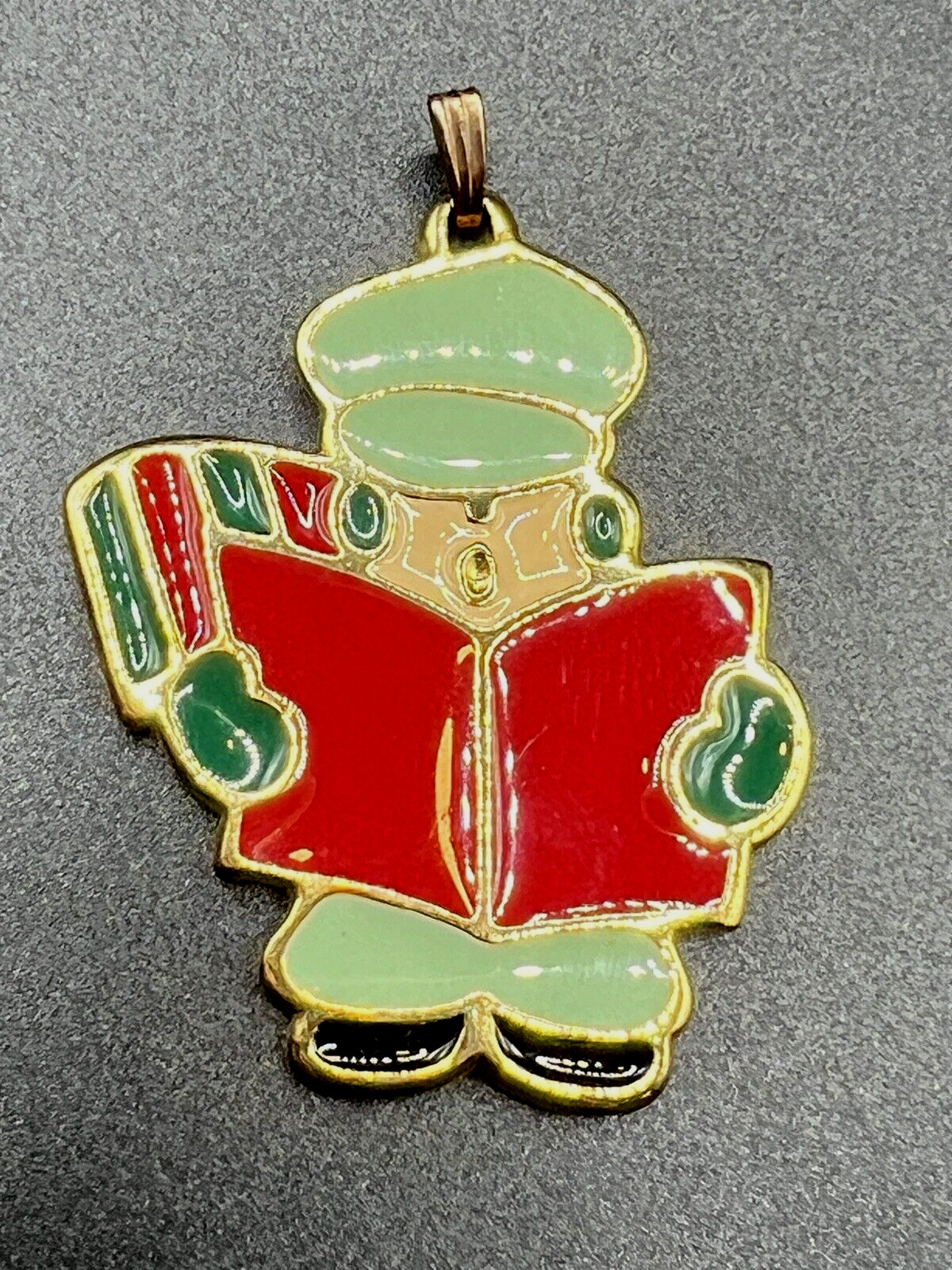 Wallace Silversmith\'s Caroling Ornament Pendant Christmas Cookies VTG