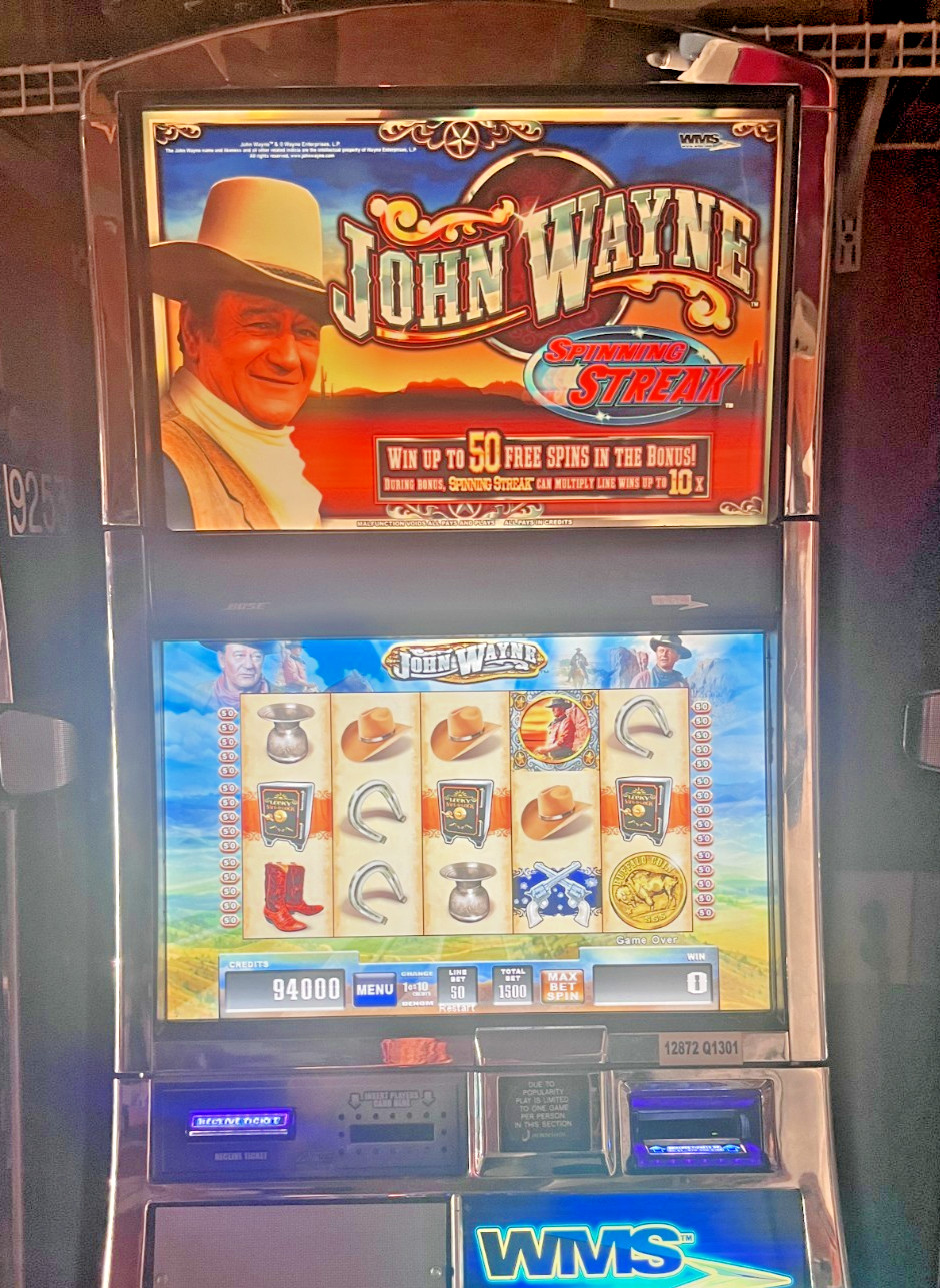 WMS BB2 John Wayne Spinning Streak Game Software WMS BB2 John Wayne Spinning Streak Game Software
