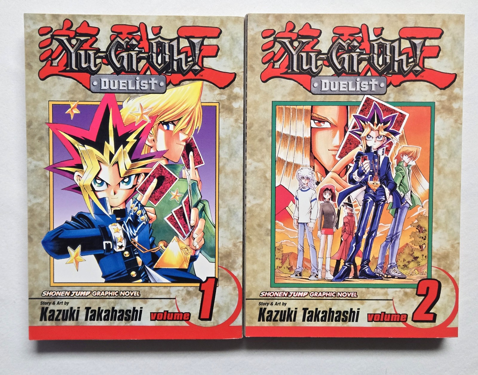 Yu-Gi-Oh Duelist Manga Vol 1-2 Set - English - Shonen Jump - 1st Printing 2005 Yu-Gi-Oh Duelist Manga Vol 1-2 Set - English - Shonen Jump - 1st Printing 2005