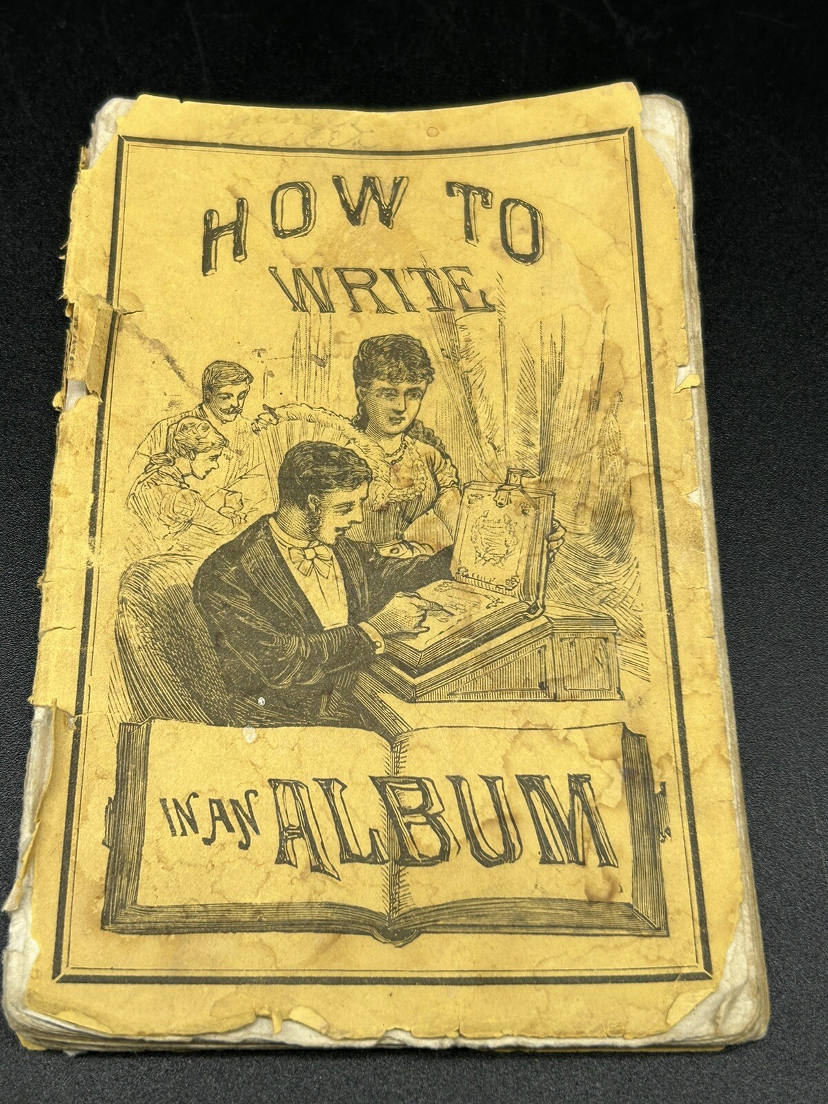 Very Rare Booklet How To Write In An Album 1884 Very Rare Booklet How To Write In An Album 1884