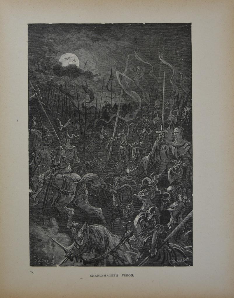Gustave Dore Religious Art Legend of Croquemitaine Art Print Antique 1880 Gustave Dore Religious Art Legend of Croquemitaine Art Print Antique 1880