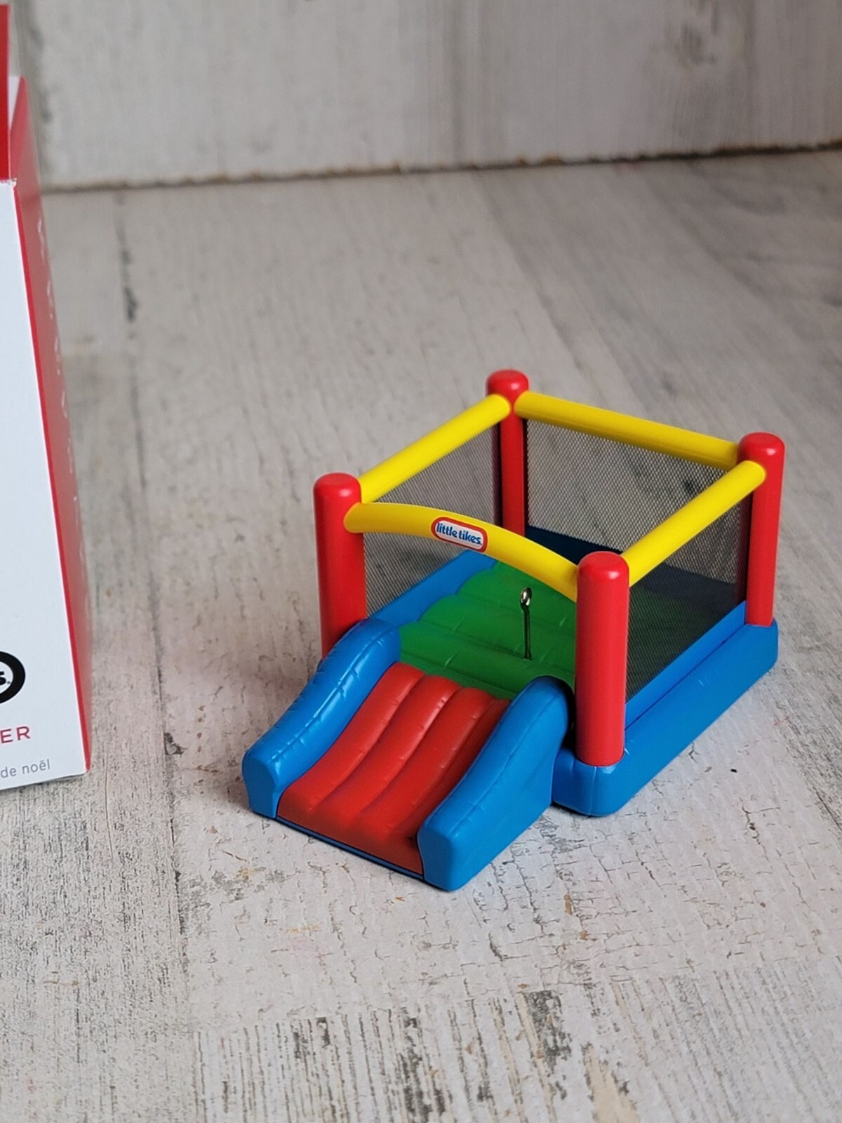 Hallmark Jr jump n' slide bouncer Little Tikes ornament Xmas Hallmark Jr jump n' slide bouncer Little Tikes ornament Xmas
