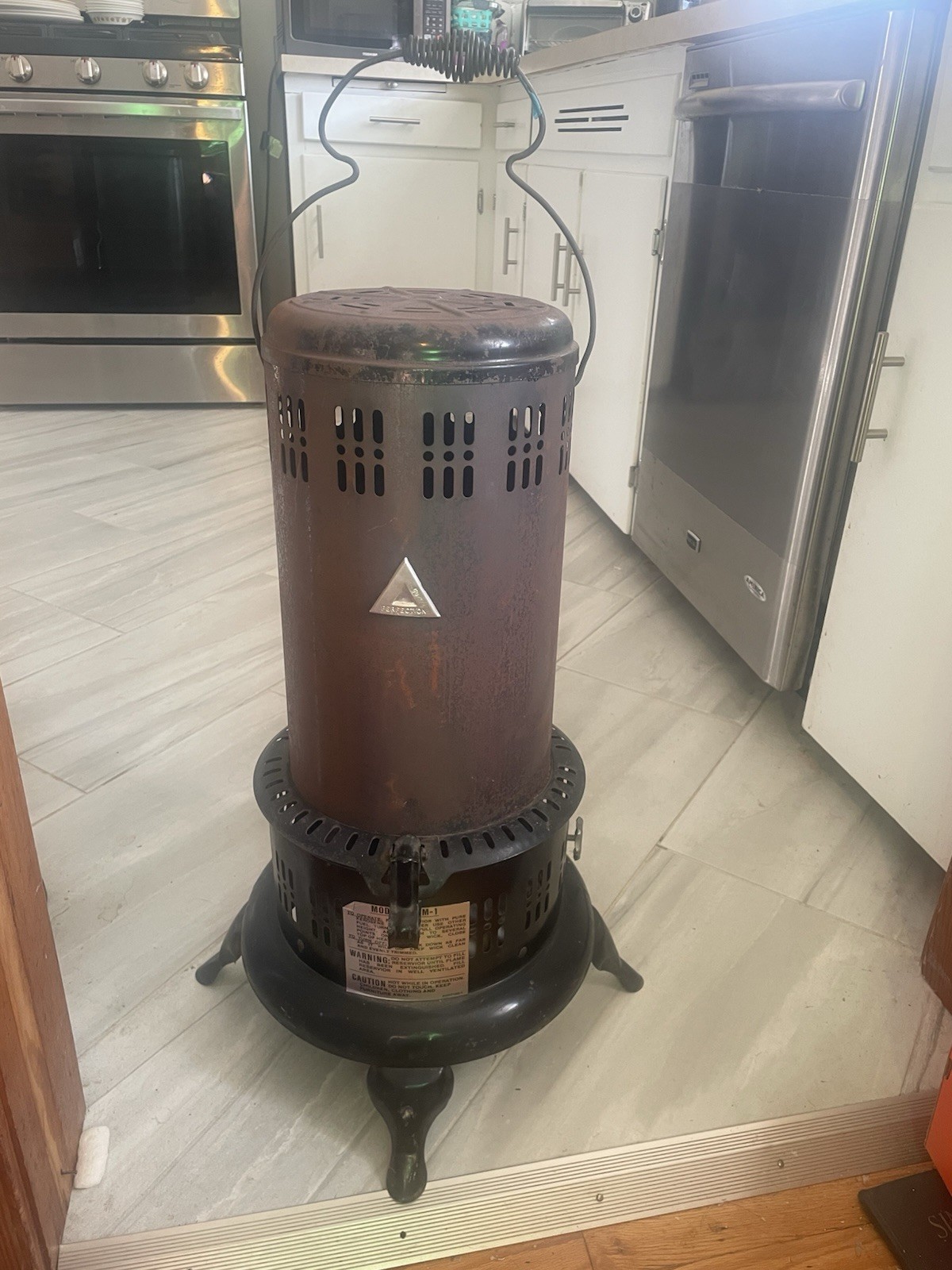 Vintage  Perfection 525M Kerosene Oil Heater New Wick Ready to Go Easy To Use