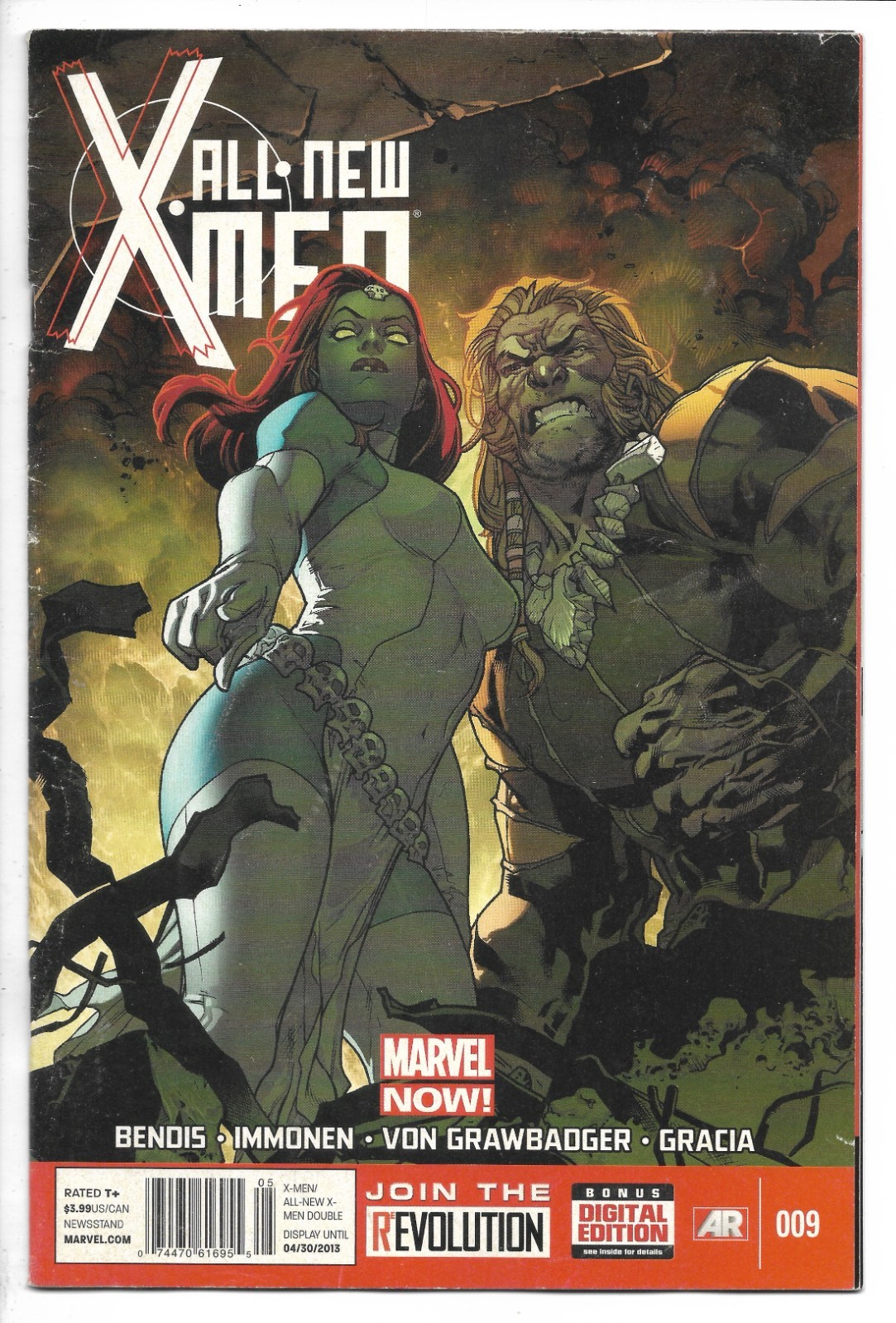 All New X-Men # 9 / VHTF Later Newsstand Issue / Mystique / 2013