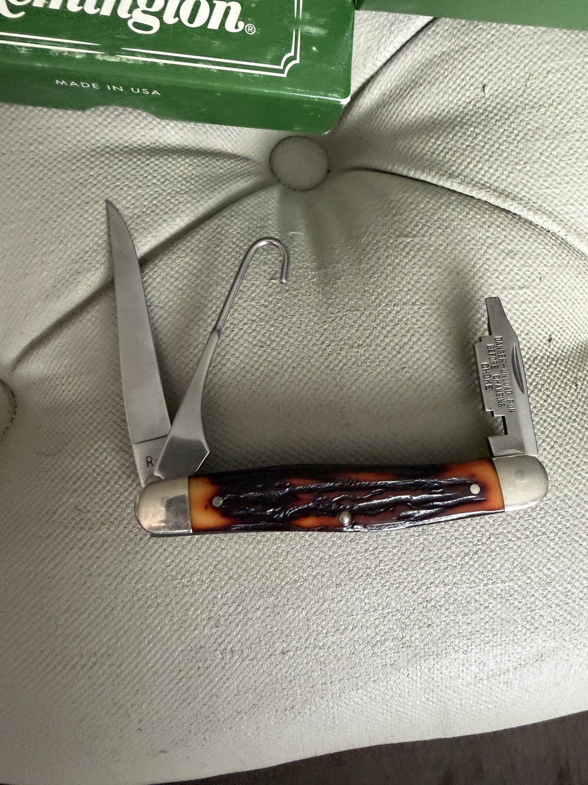 Vintage Remington UMC R-1 Upland Pocket Knife With Choke Tool 
