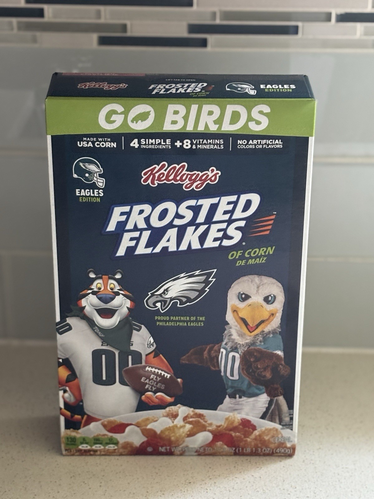 2026 Kellogg's Frosted Flakes Philadelphia Eagles NFL 
