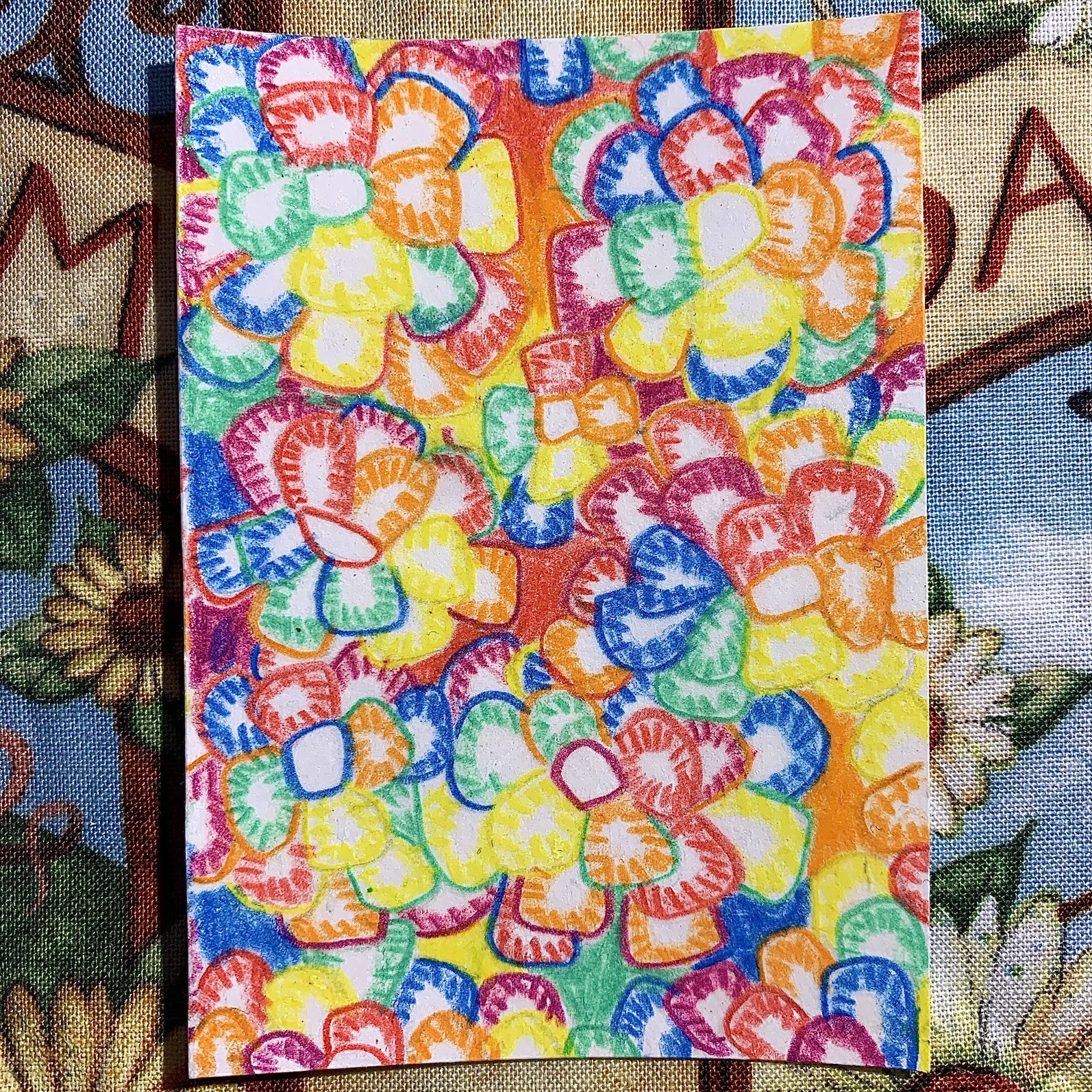 ACEO Original “Rainbow Fruits” Marigolds, Nature, 3.5 x 2.5, Pride Collection ACEO Original “Rainbow Fruits” Marigolds, Nature, 3.5 x 2.5, Pride Collection