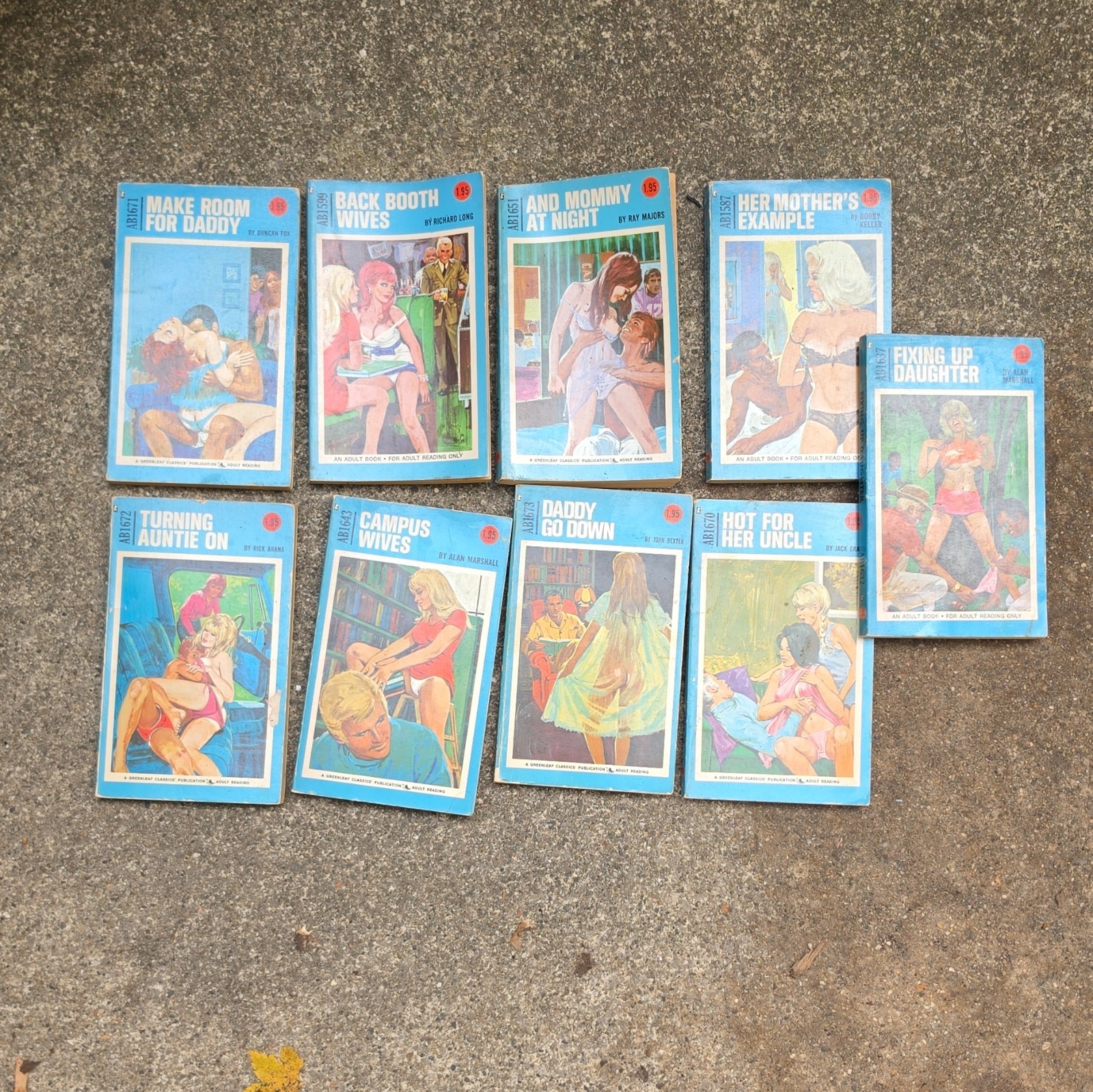 Adult Books Non-Sport Trading Cards Lot 9 - Make Room for Daddy