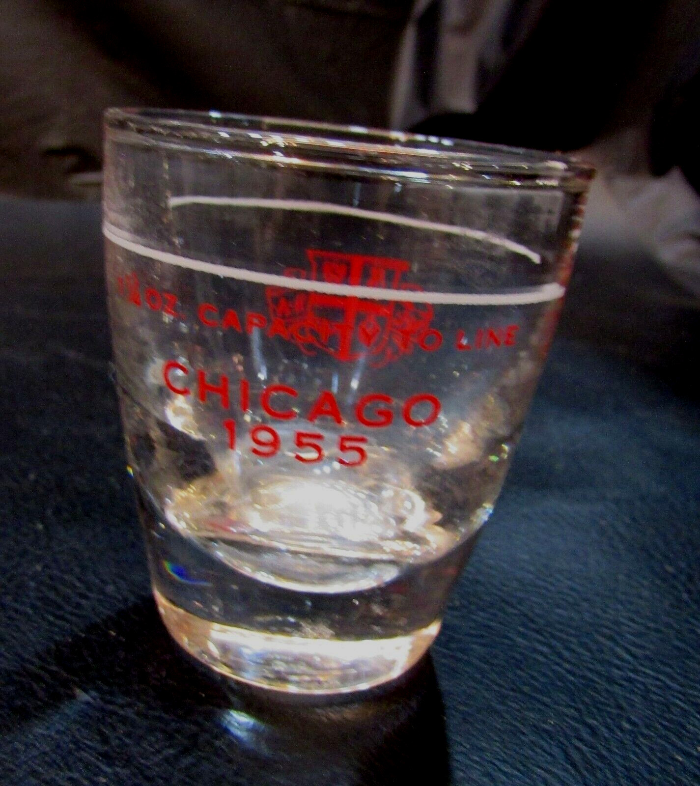 Next Level Basketball Academy NLBA Chicago 1955 Red Clear Bar Shot Glass Next Level Basketball Academy NLBA Chicago 1955 Red Clear Bar Shot Glass