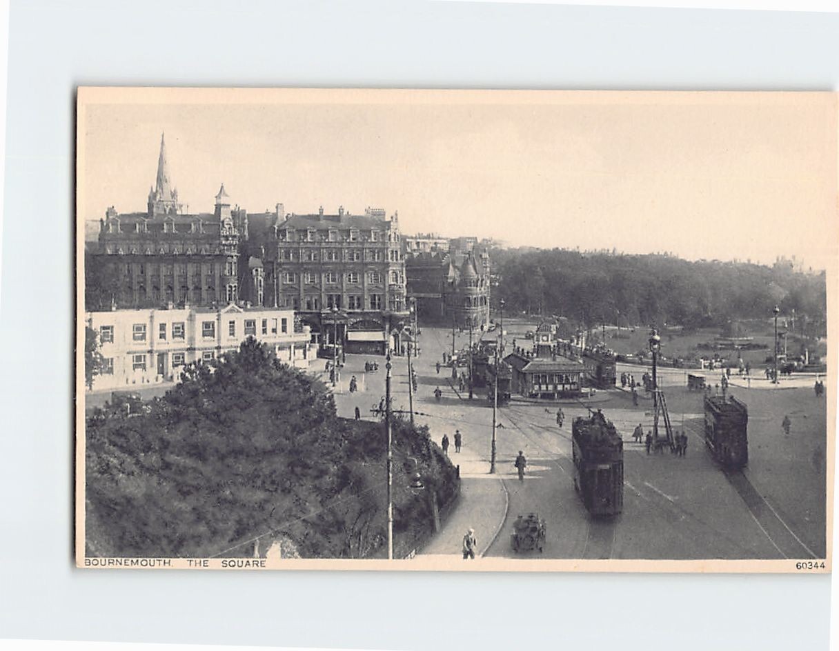 Postcard The Square Bournemouth England