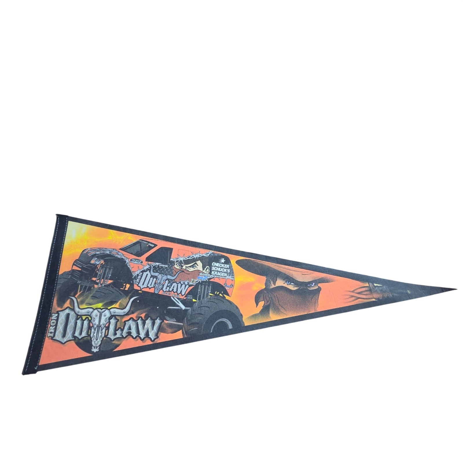 Iron Outlaw Monster Jam Truck Pennant Flag 12x29\